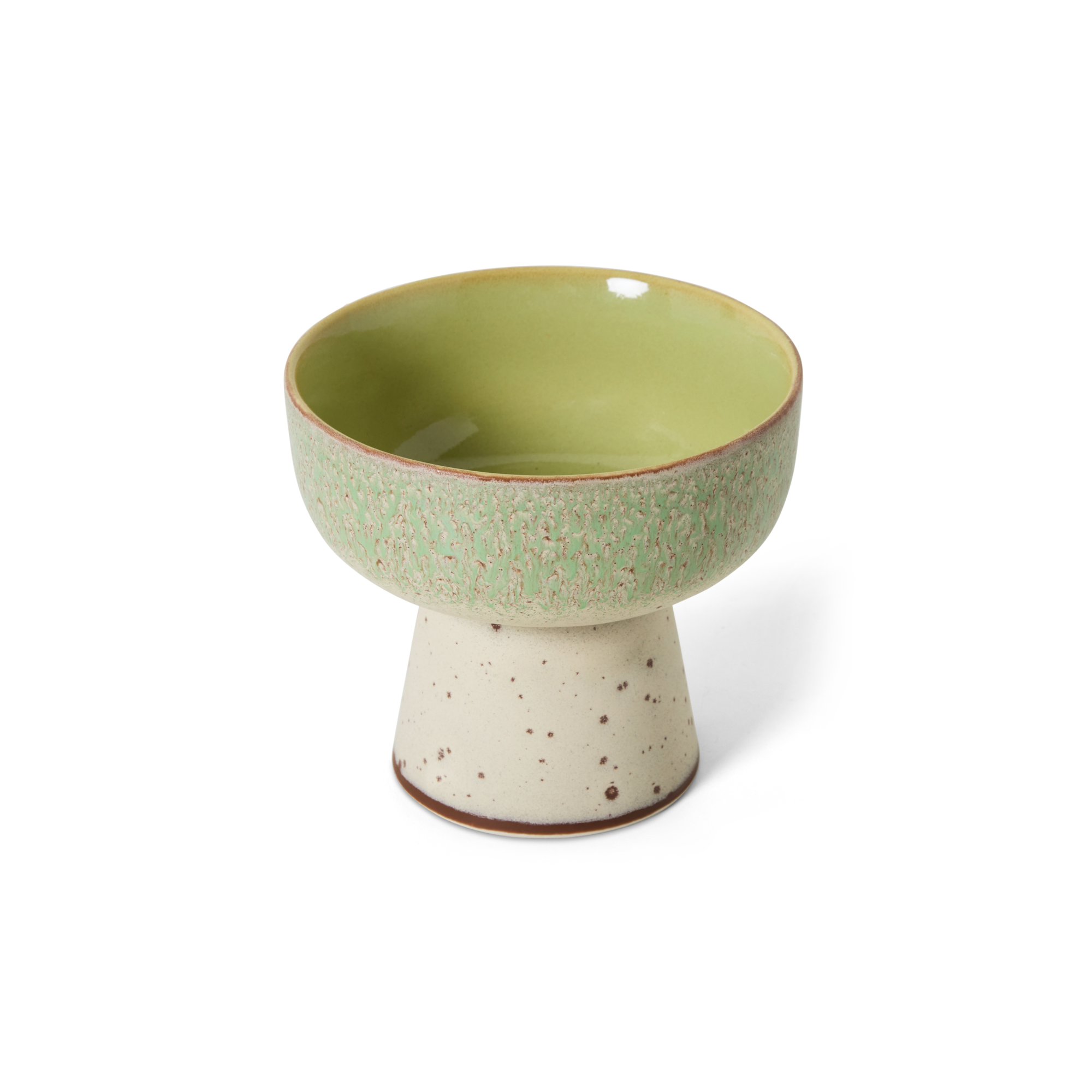 Servies 70's Ceramics tapas schaaltje op voet L slush
