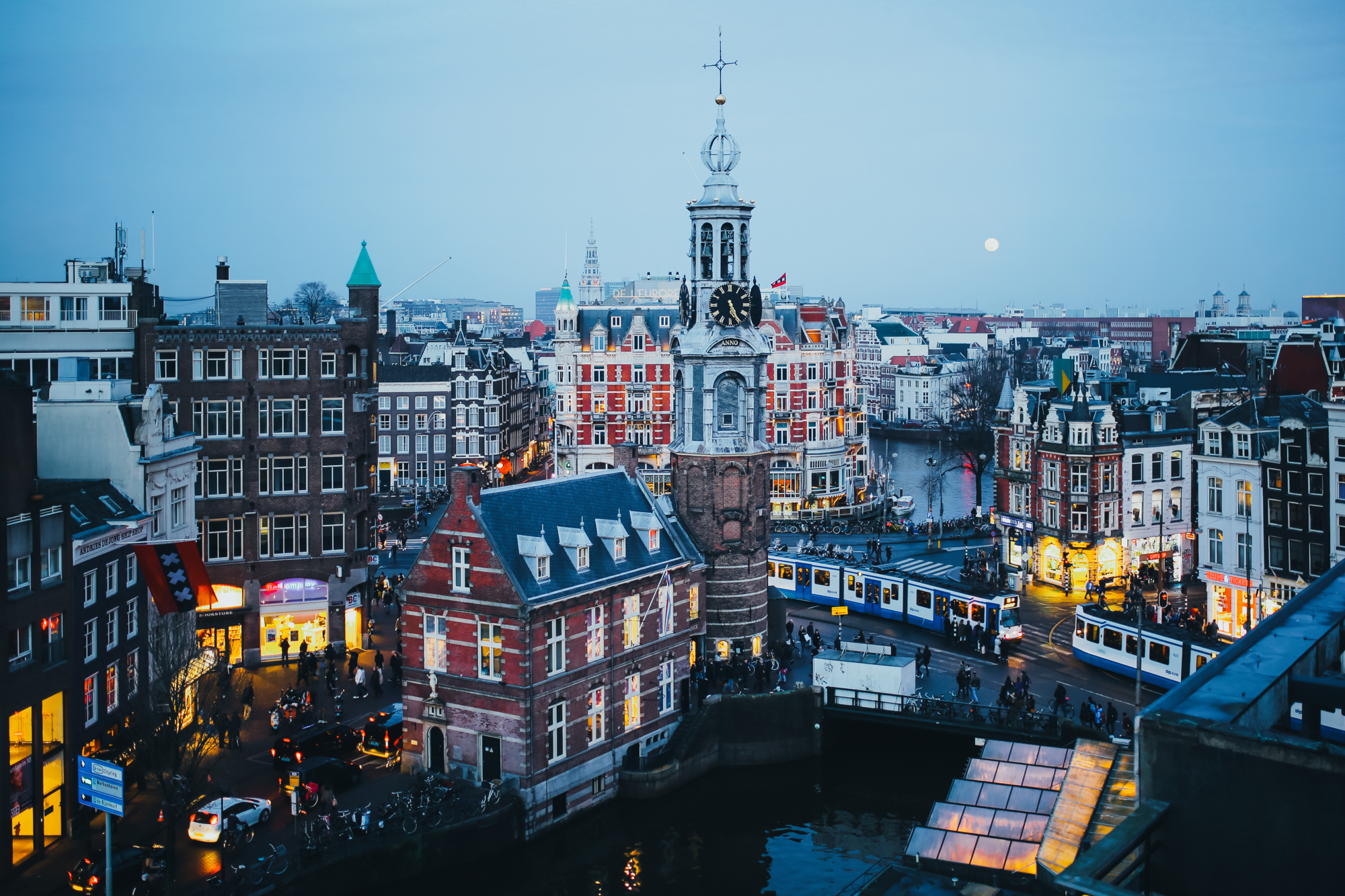 Foto op plexiglas Amsterdam De Munt 148 x 98 cm