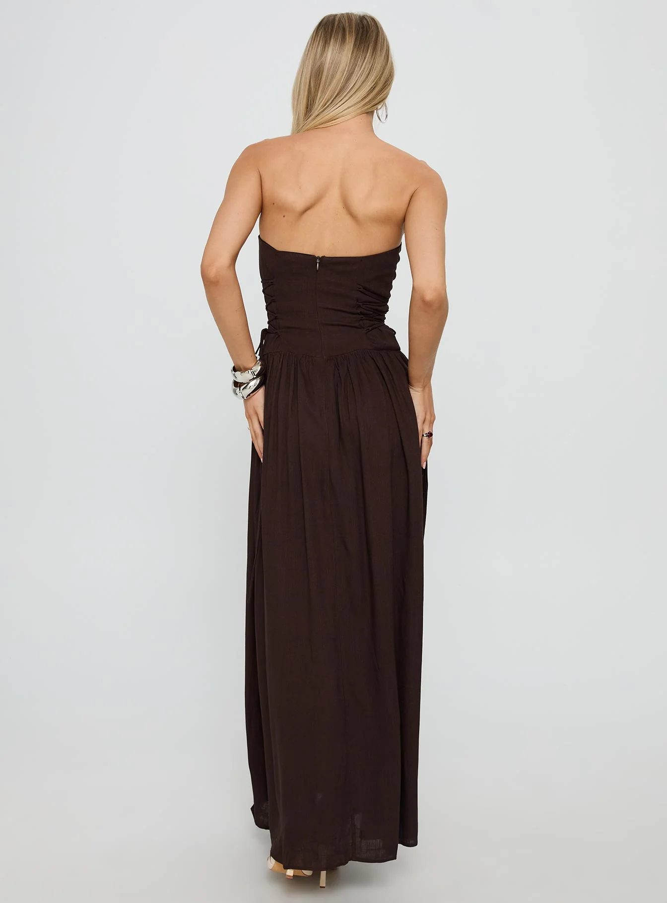 So Far So Good Maxi Dress Chocolate