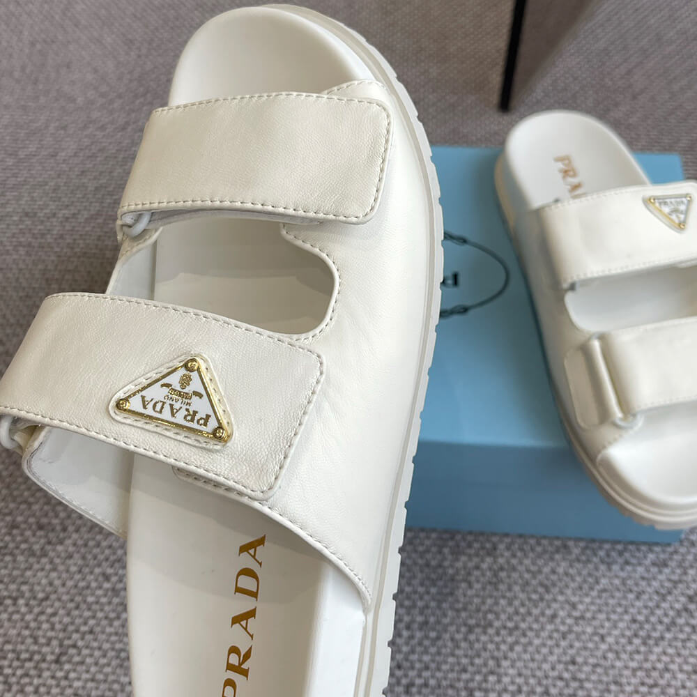 PRADA Nappa leather slides - Top Club