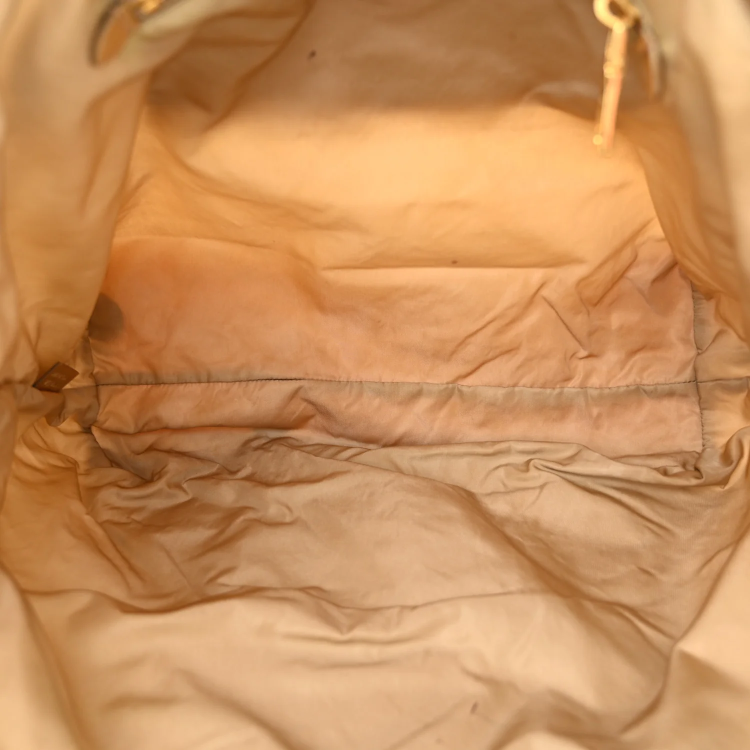 Tessuto Nylon Saffiano Shopping Tote White - Top Club