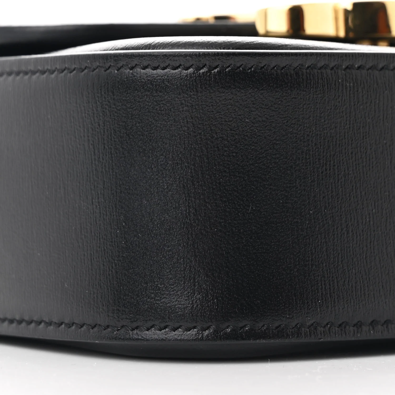 Shiny Calfskin Mini Triomphe Black - Top Club