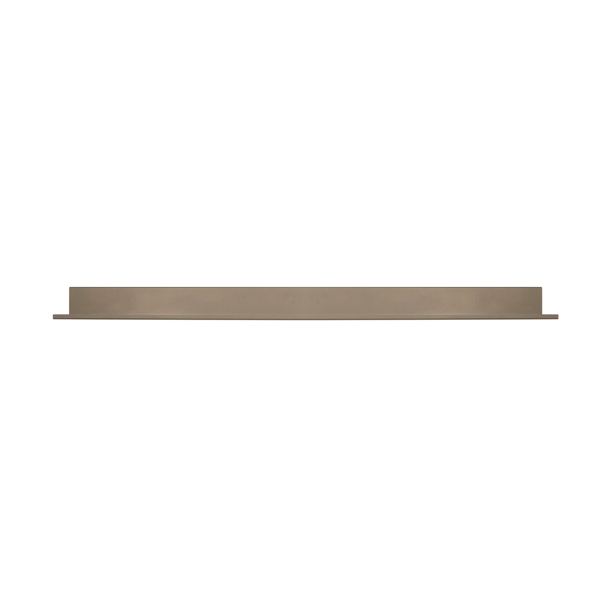 Wandplank 150x15 cm anodic brons
