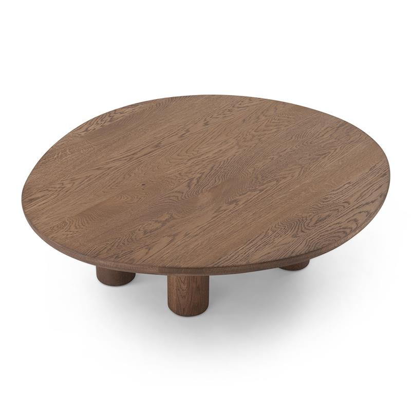 Salontafel Manu tabacco dark 105x95x32 cm