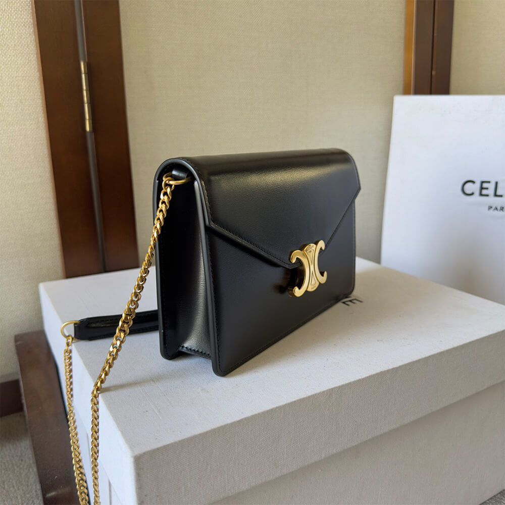 WALLET ON CHAIN MARGO in Shiny calfskin(HIGH-END GRADE) - Top Club