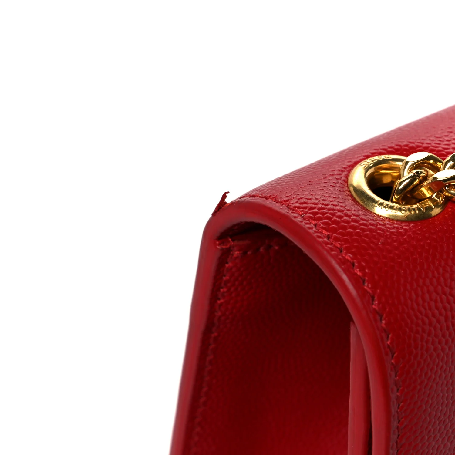 Grain De Poudre Medium Monogram Kate Satchel Red - Top Club