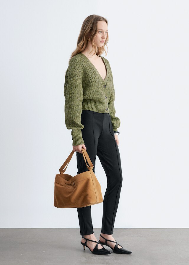 & Other Stories RIB-KNIT COTTON CARDIGAN
