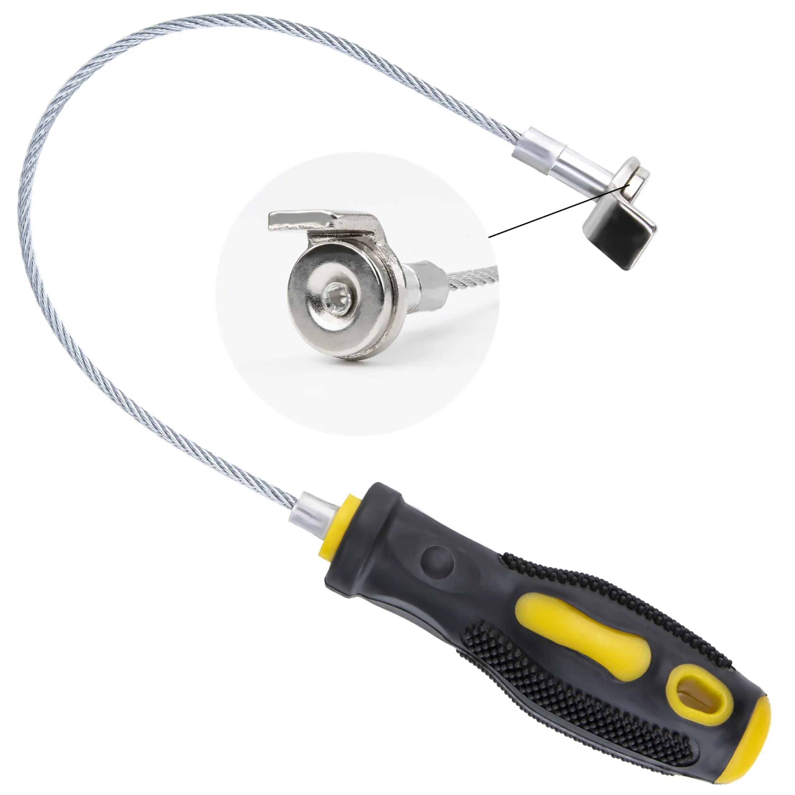 Heavy-Duty Magnetic Oil Drain Bolt Removal Tool, Anti-Scald Oil Pan Bolt Remover, Universal Flexible Drain Plug Removal Tool — Perfect for Oil Changes (Father's Day Gift)