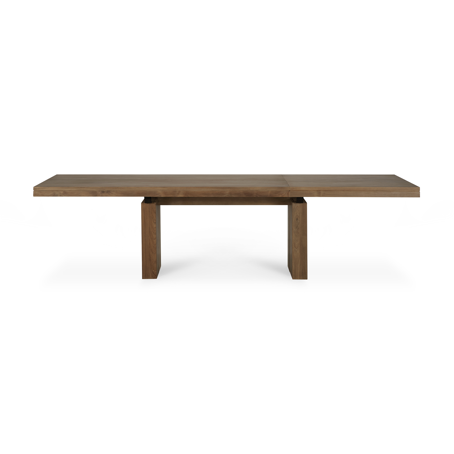 Eettafel uitschuifbaar Double 200/300 cm teak
