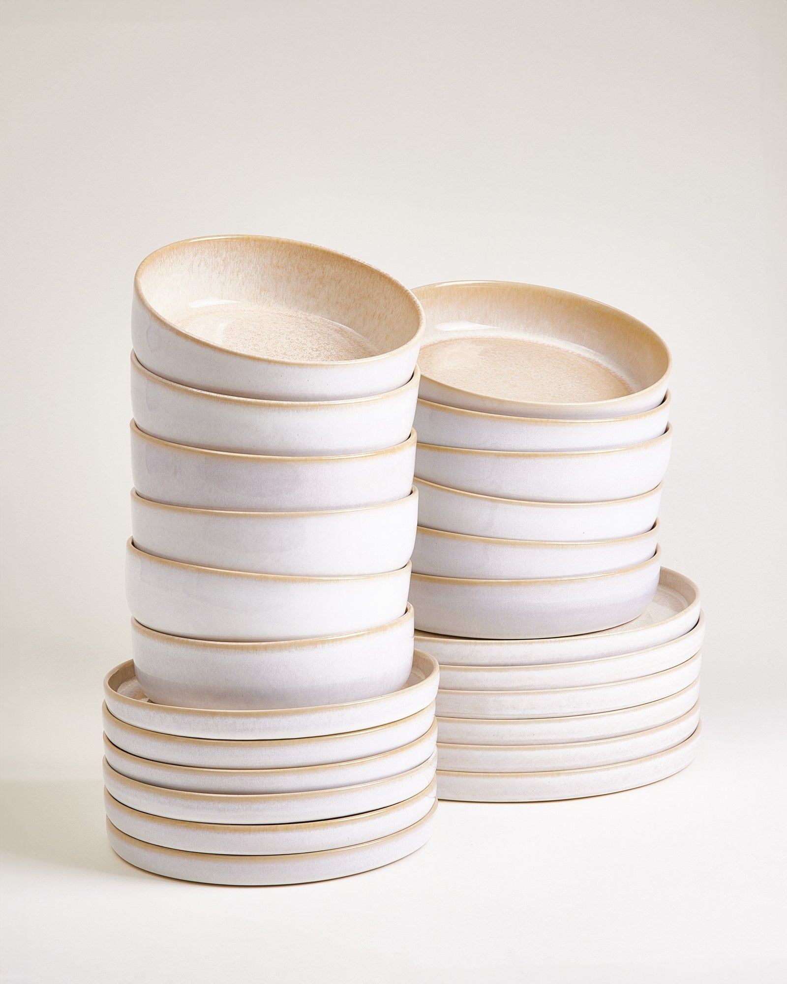 Cordoama Geschirr-Set modern sand 24-teilig