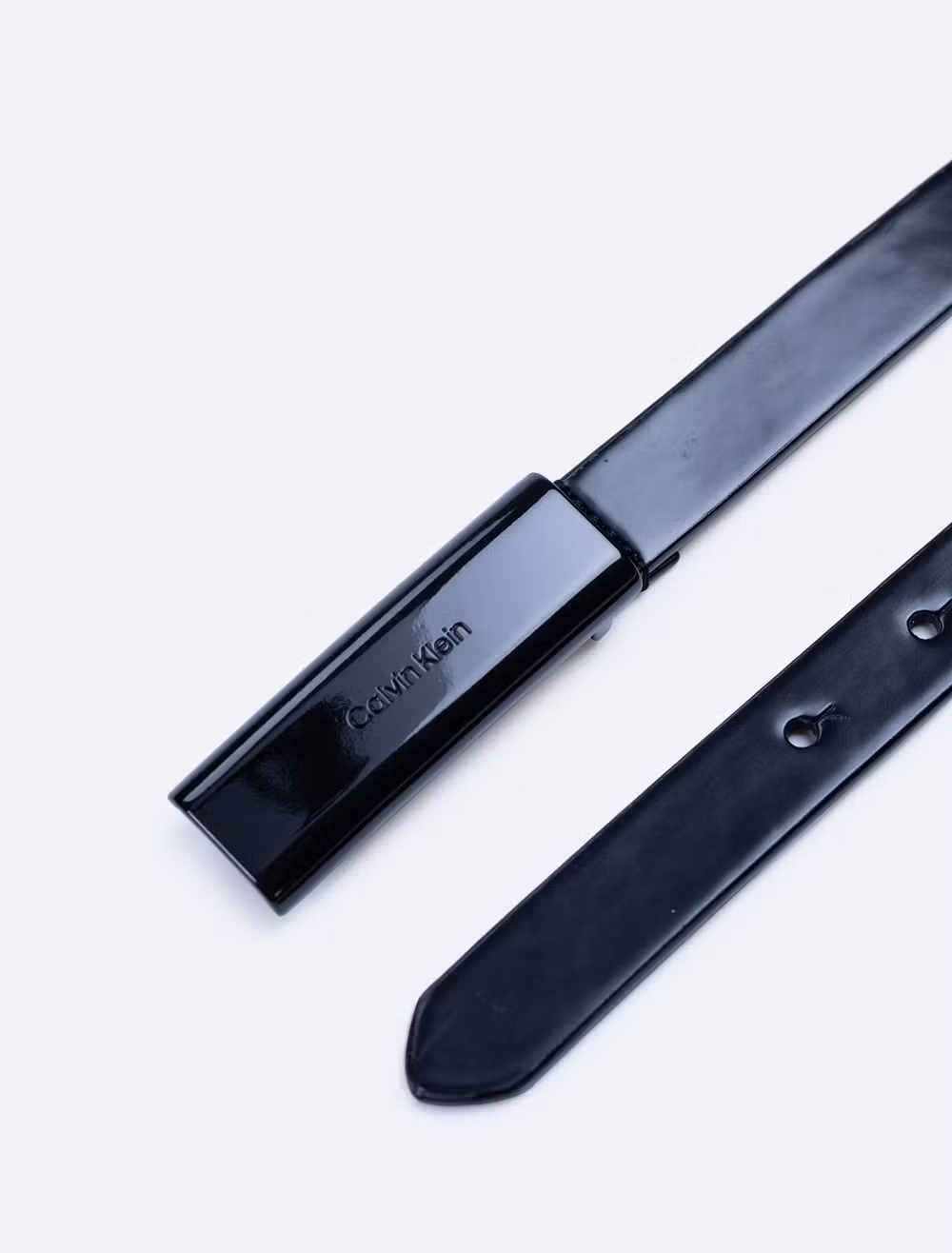 COACH Tonal Logo Slim Belt