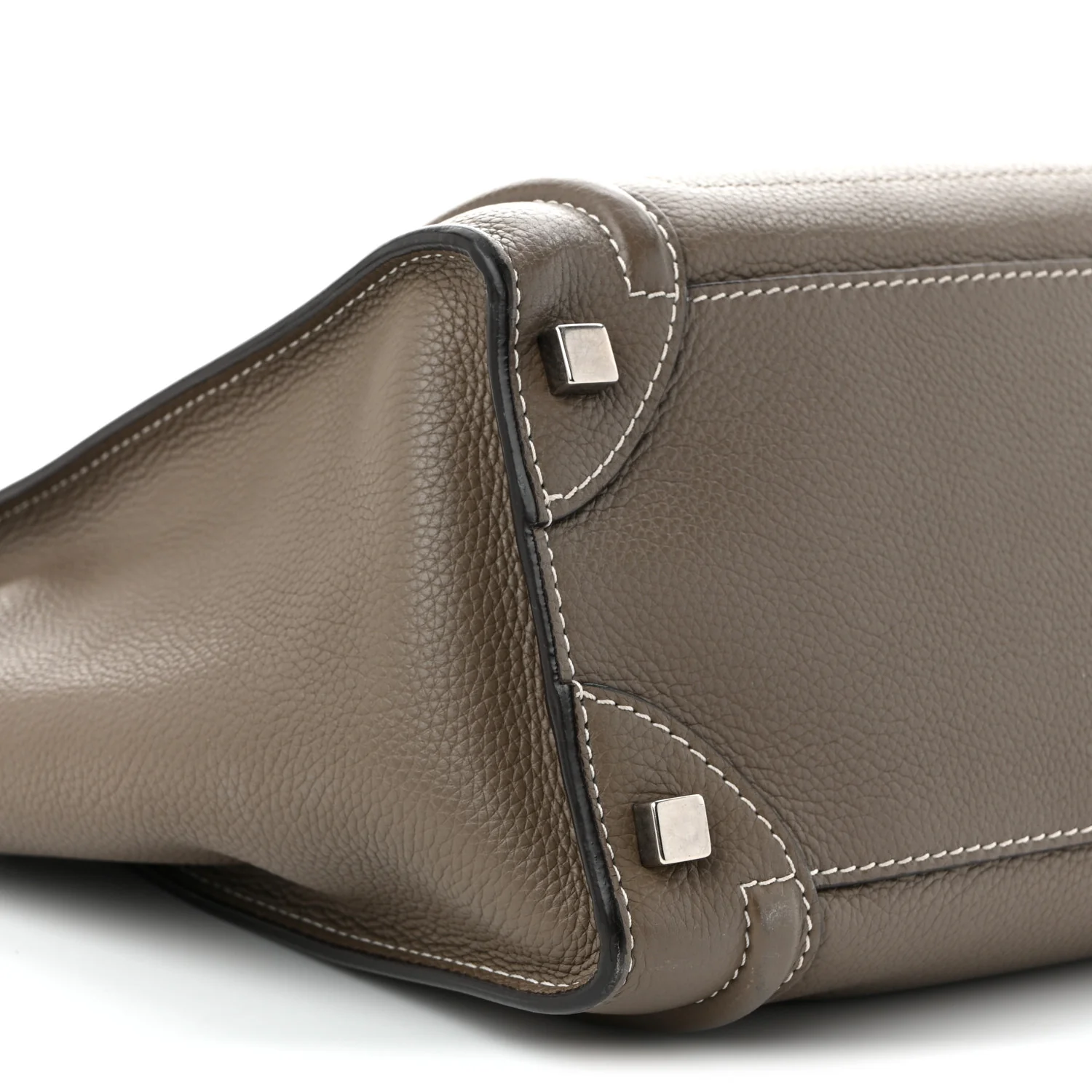 Drummed Calfskin Micro Luggage Souris - Top Club