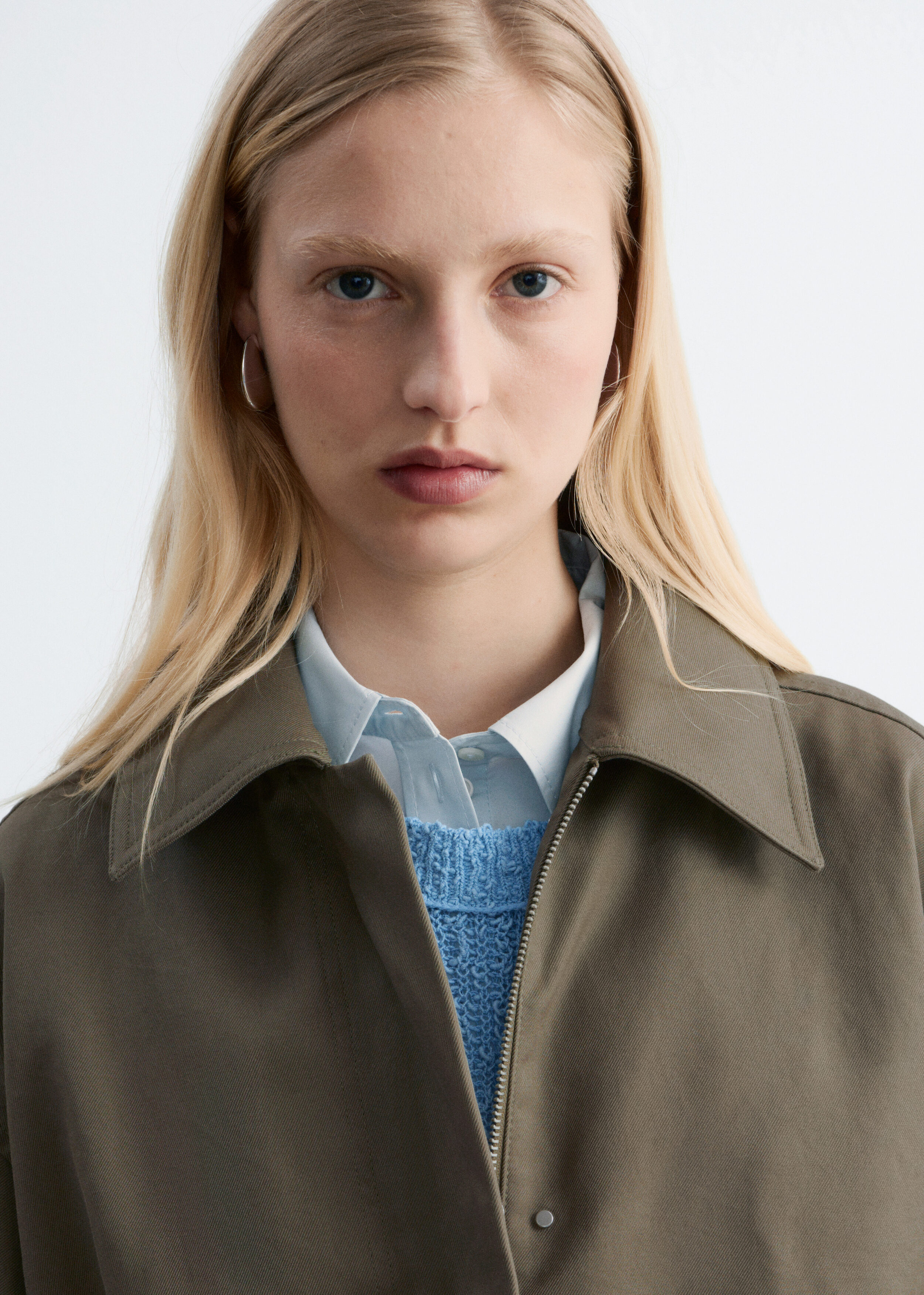 & Other Stories OVERSIZED DRAWSTRING UTILITY JACKET