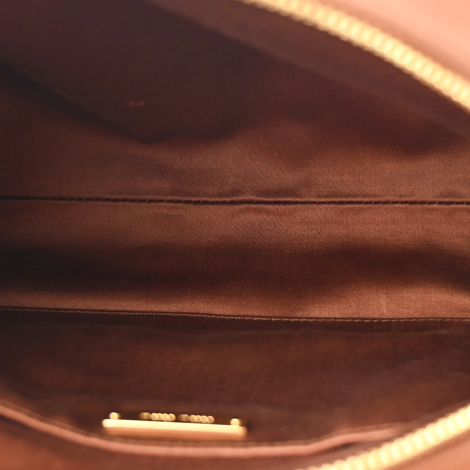Nappa Knot Top Handle Shoulder Bag Cognac - Top Club