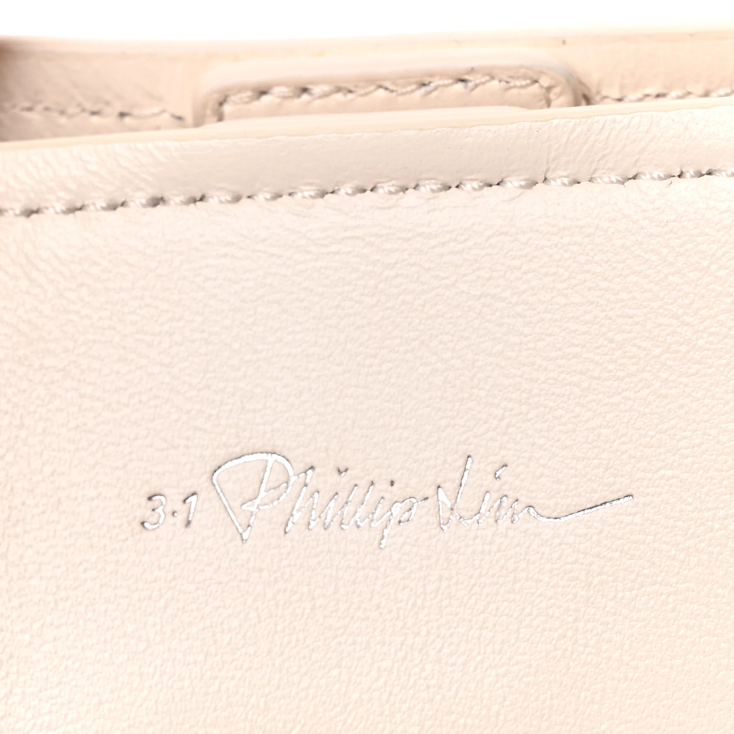 Smooth Calfskin Odita Mini Modern Lattice Bucket Bag Off White - Top Club