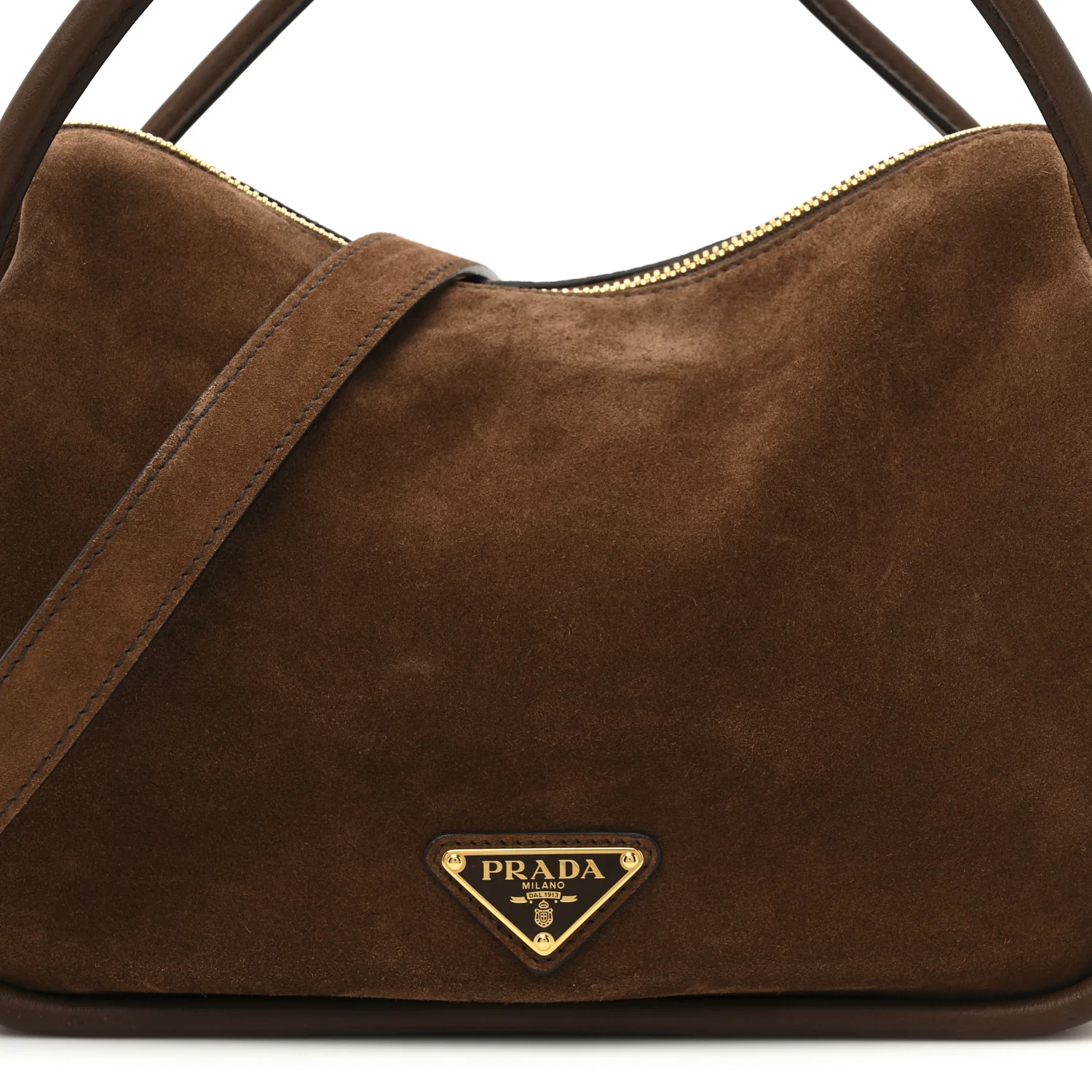 Camoscio Darling Shoulder Bag Cocoa Brown - Top Club