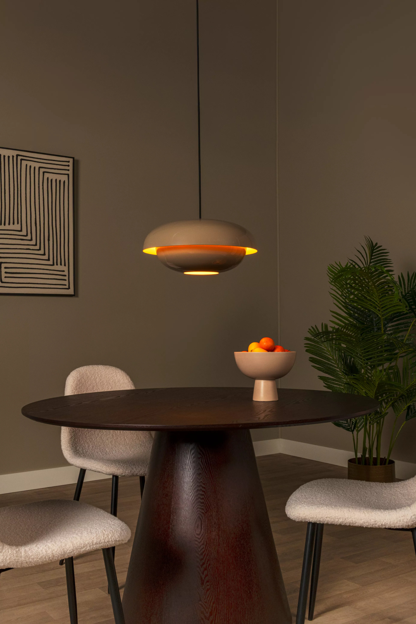 Hanglamp Younes Ø40 cm taupe