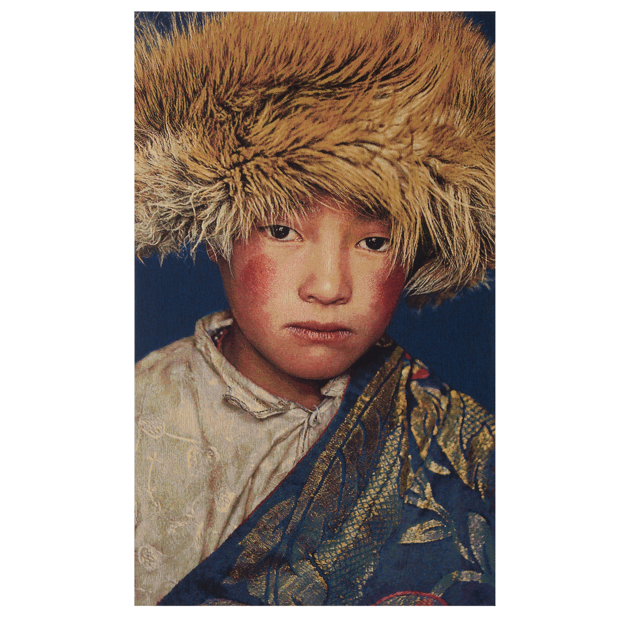 Wandpaneel geweven Tibetan Boy 80x120 cm