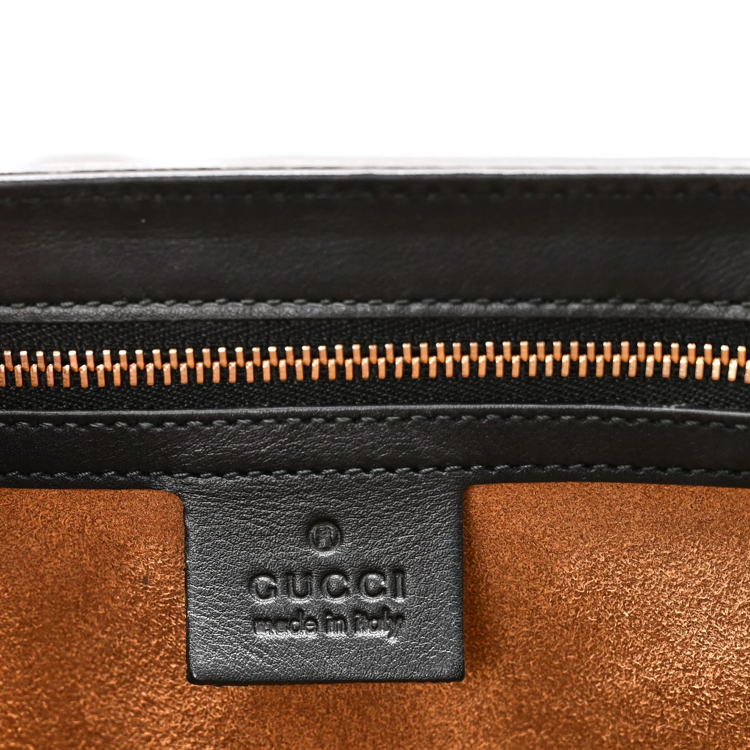 GG Supreme Monogram Calfskin Medium Padlock Shoulder Bag Beige Black Cuir - Top Club