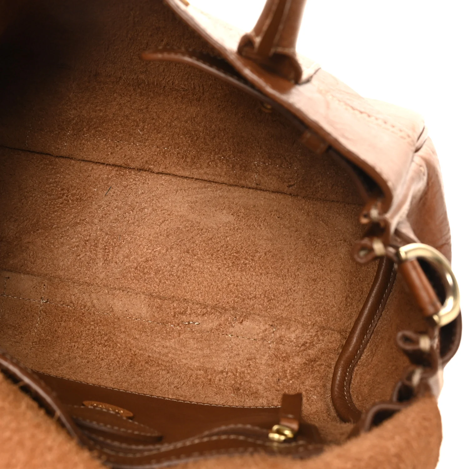 Natural Leather Small Bayswater Oak - Top Club