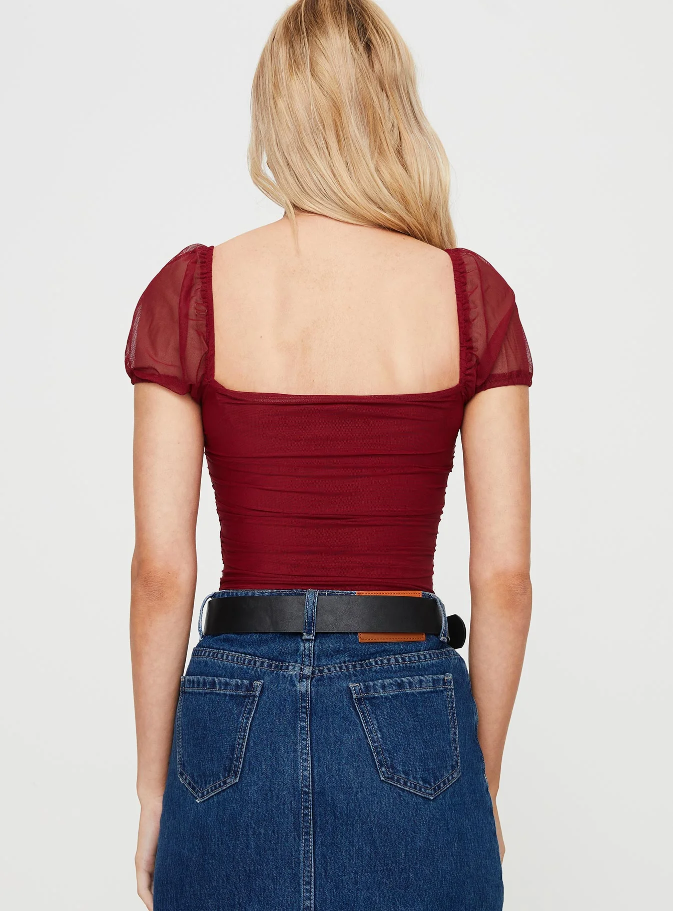 Dostan Bodysuit Burgundy