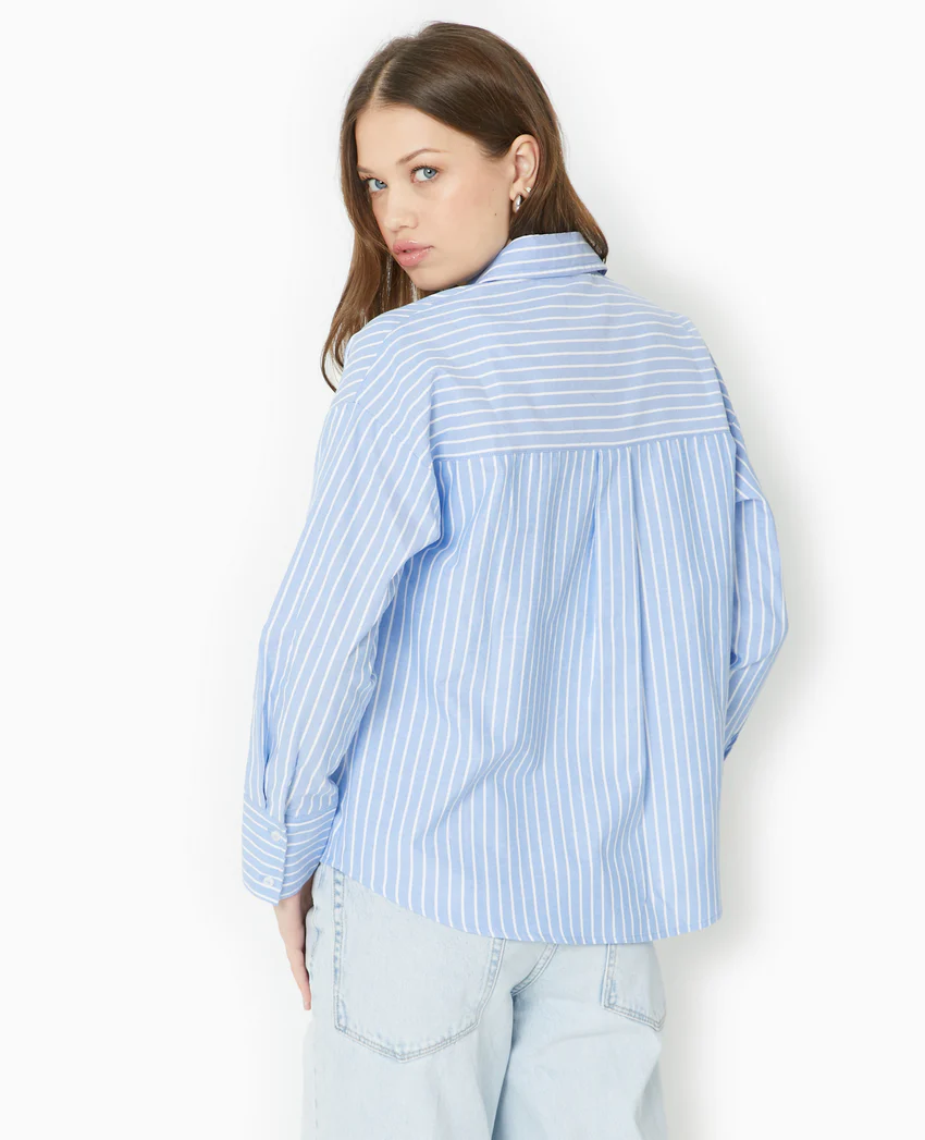 Pimkie Chemise rayée ample et droite