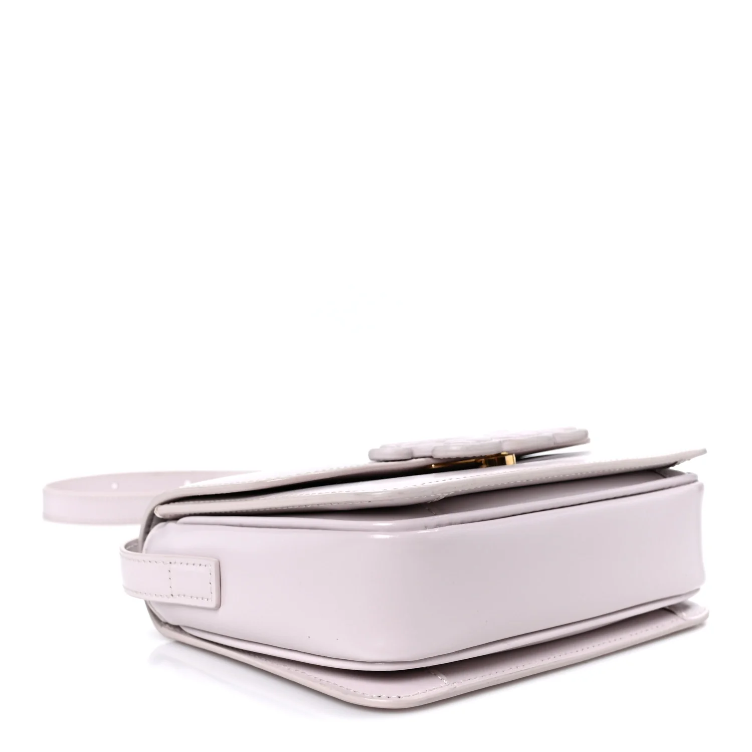Shiny Calfskin Teen Cuir Triomphe Poudre - Top Club