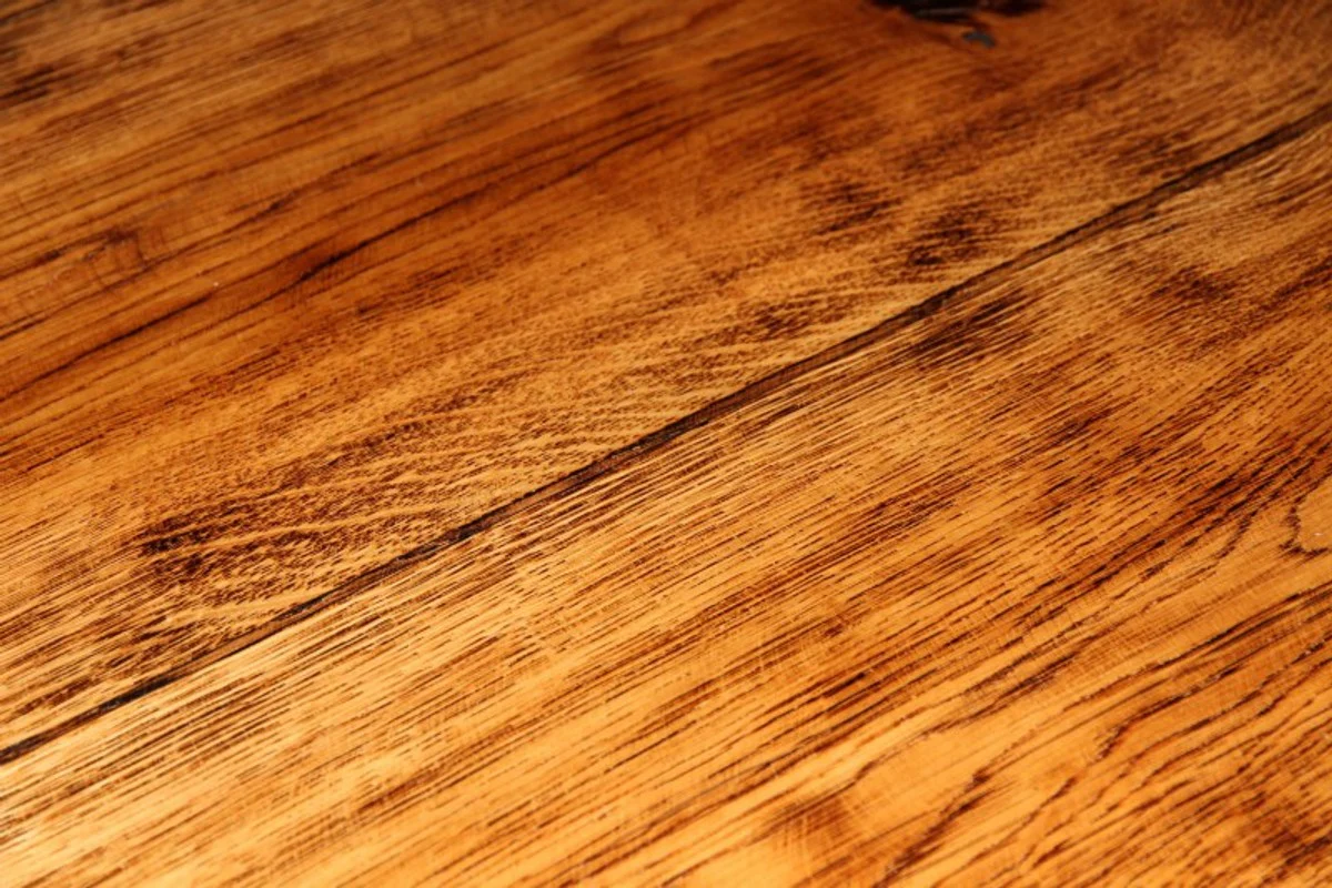 Rustic oak dining table 200 x 115 cm - solid and heavy from - guest house table dining table knight table - restaurant furniture