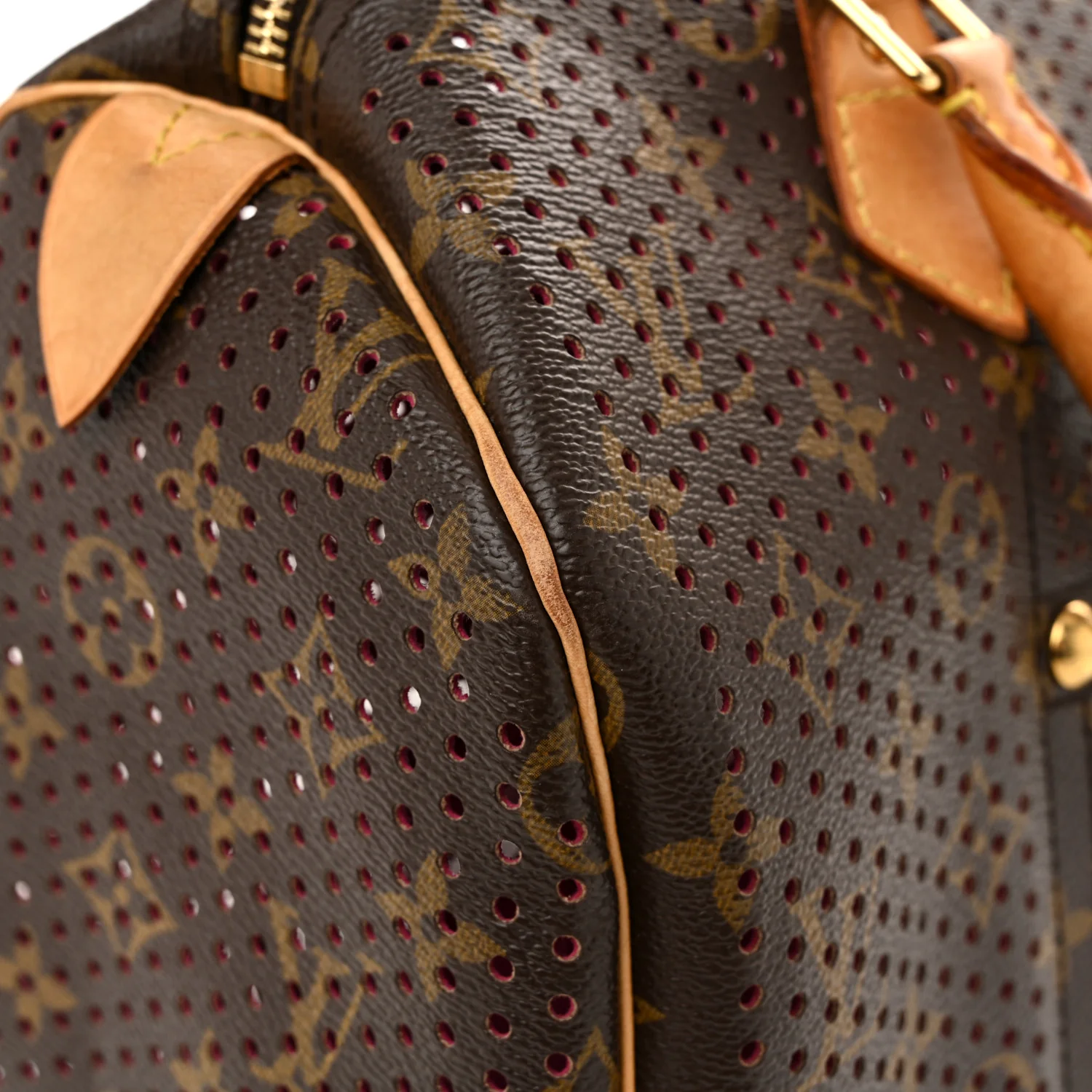 Monogram Perforated Speedy 30 Fuchsia - Top Club