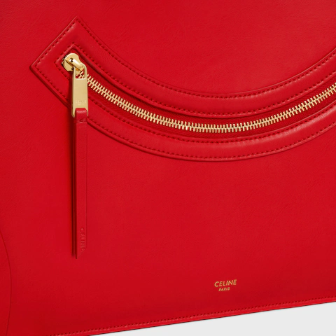 FLAT CABAS NEW LUGGAGE IN GLOSSY CALFSKIN - Top Club