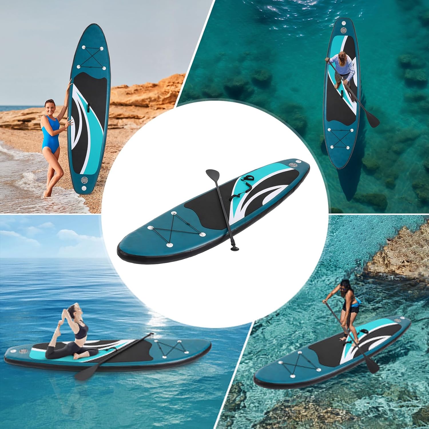 Tavola da paddle gonfiabile, Stand Up Paddleboard, Gonfiabile, Questo prodotto è adatto per surfisti professionisti o principianti e può essere utilizzato per surfisti, ecc