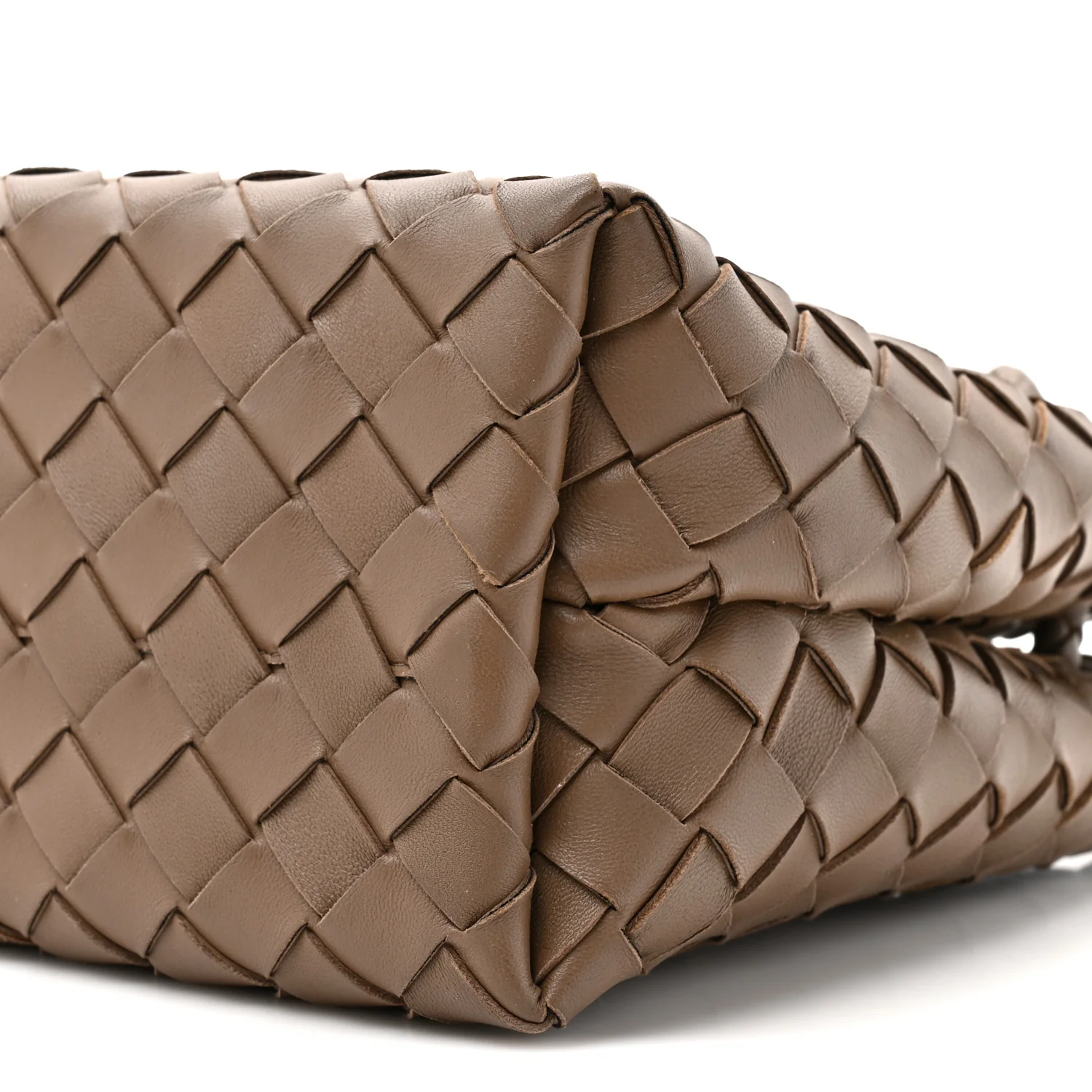 Nappa Intrecciato Small Andiamo Shoulder Bag Pinecone - Top Club