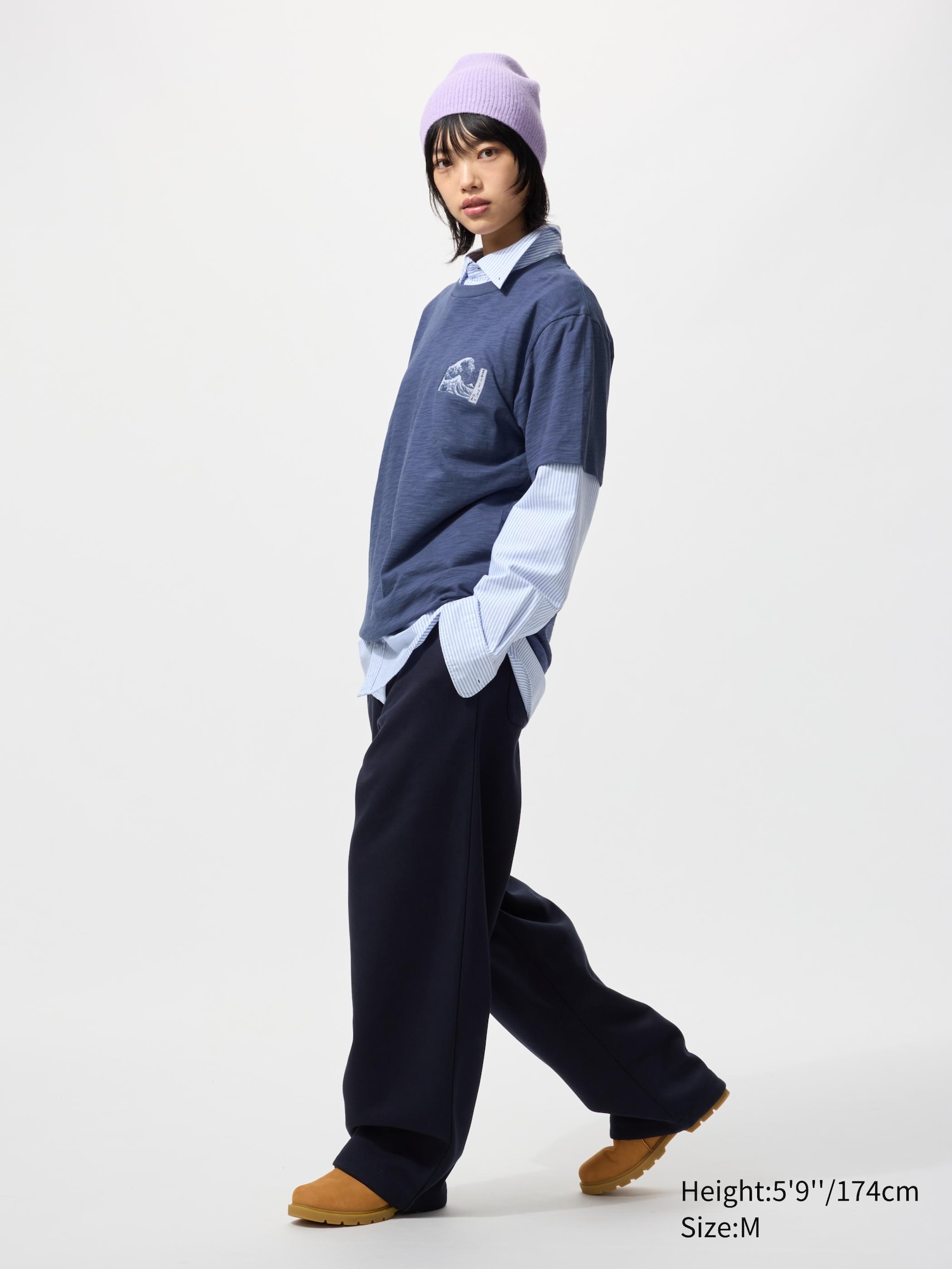 Ukiyo-e Blue UT Graphic T-Shirt
