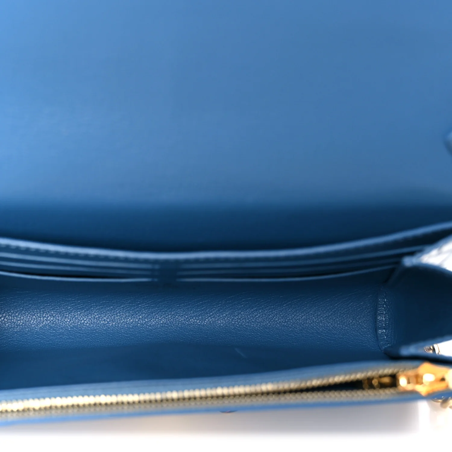 Crocodile Twist Chain Wallet Bleuet - Top Club