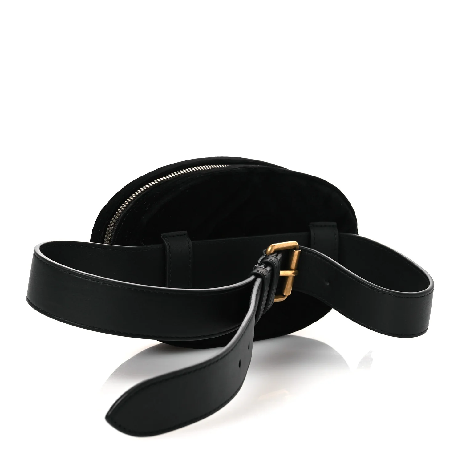 Velvet Matelasse Crystal Star GG Marmont Belt Bag 75 30 Black - Top Club