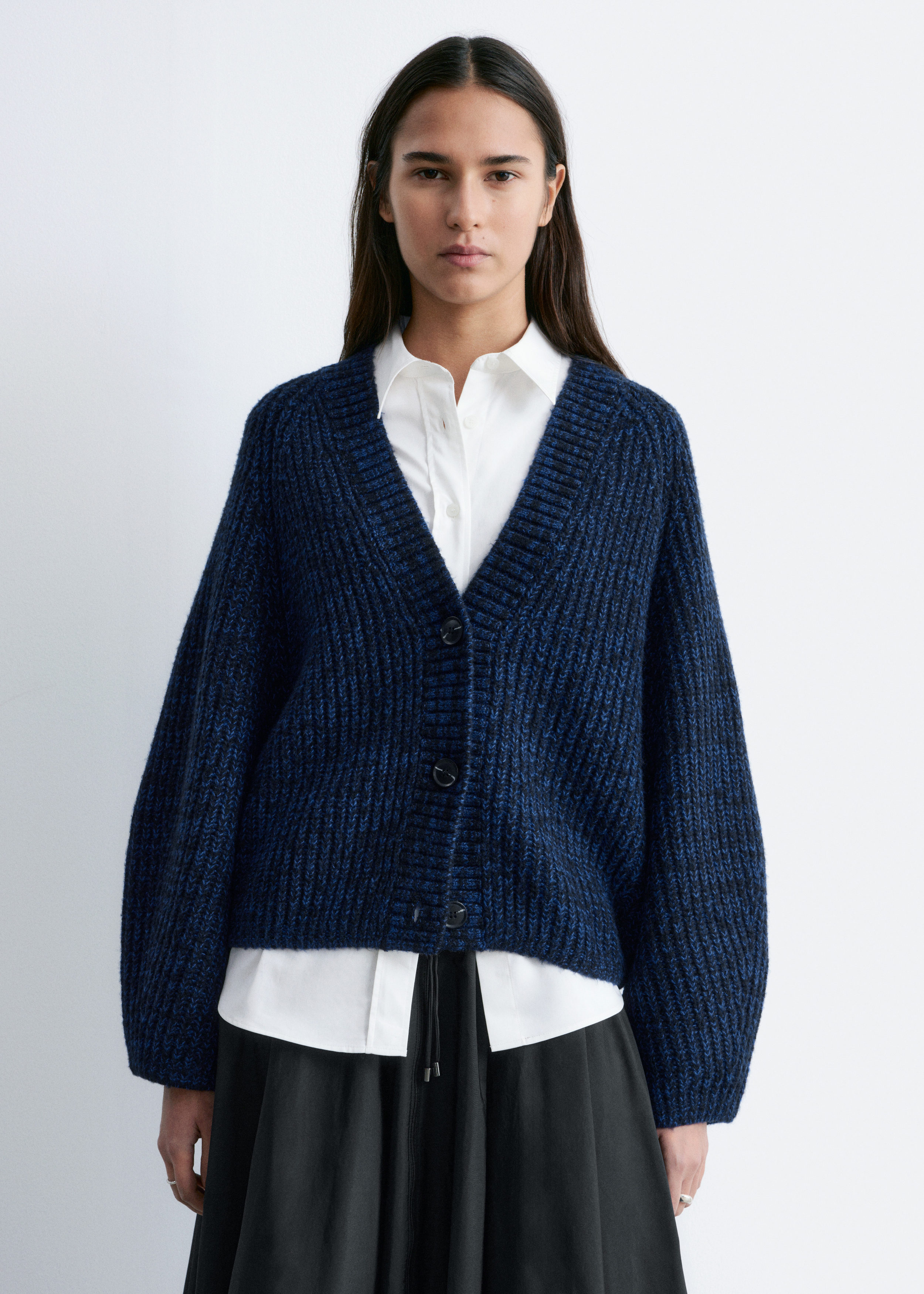 & Other Stories CHUNKY RIB-KNIT CARDIGAN