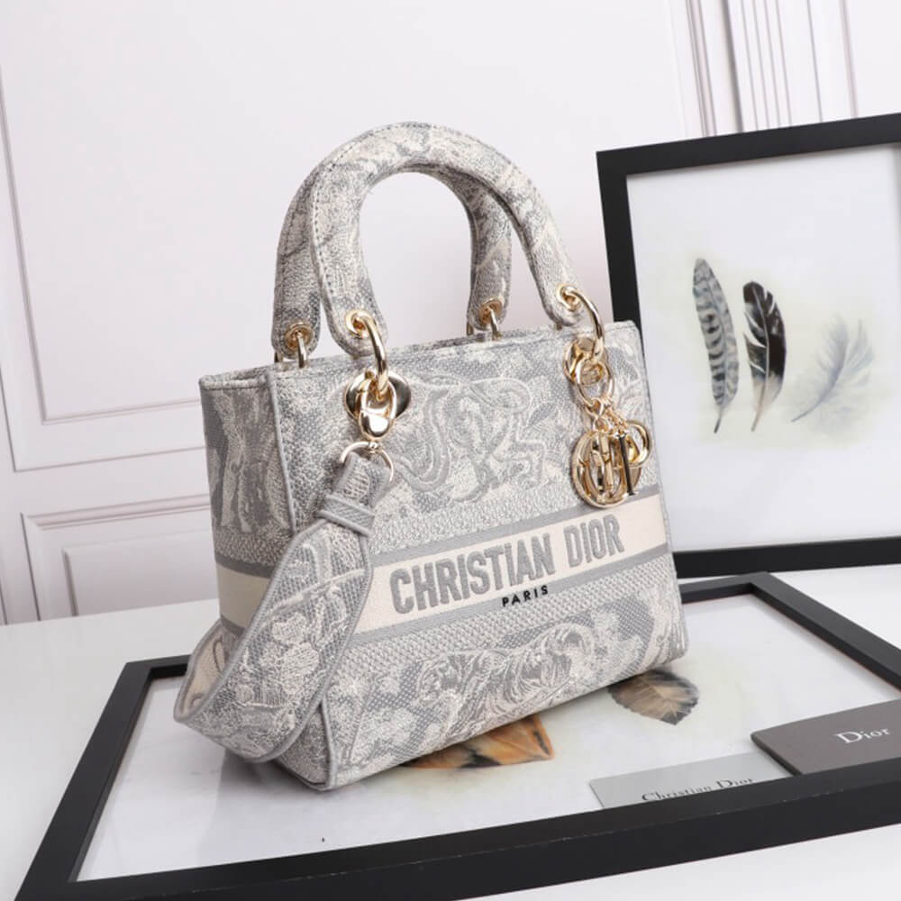 DIOR MEDIUM LADY D-LITE BAG(High-End Grade) - Top Club