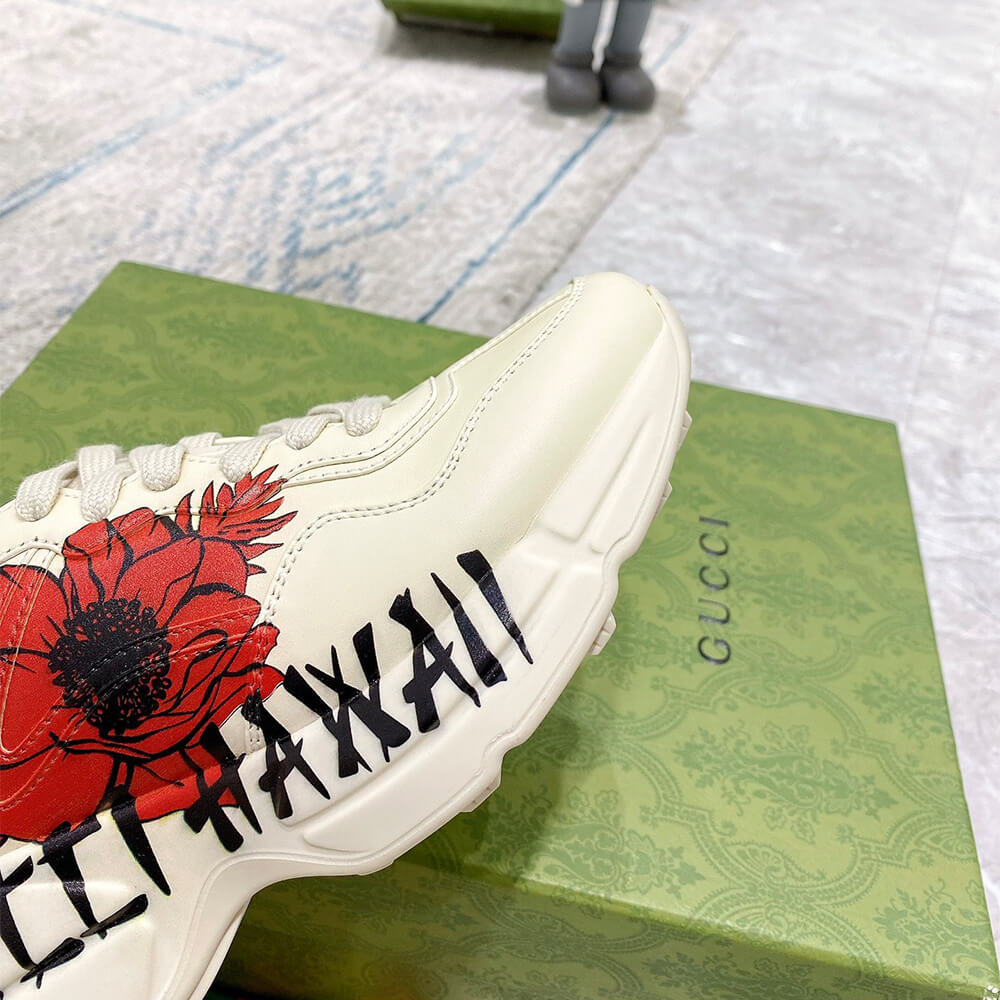 Gucci Rhyton Hawaii Print Sneaker - Top Club