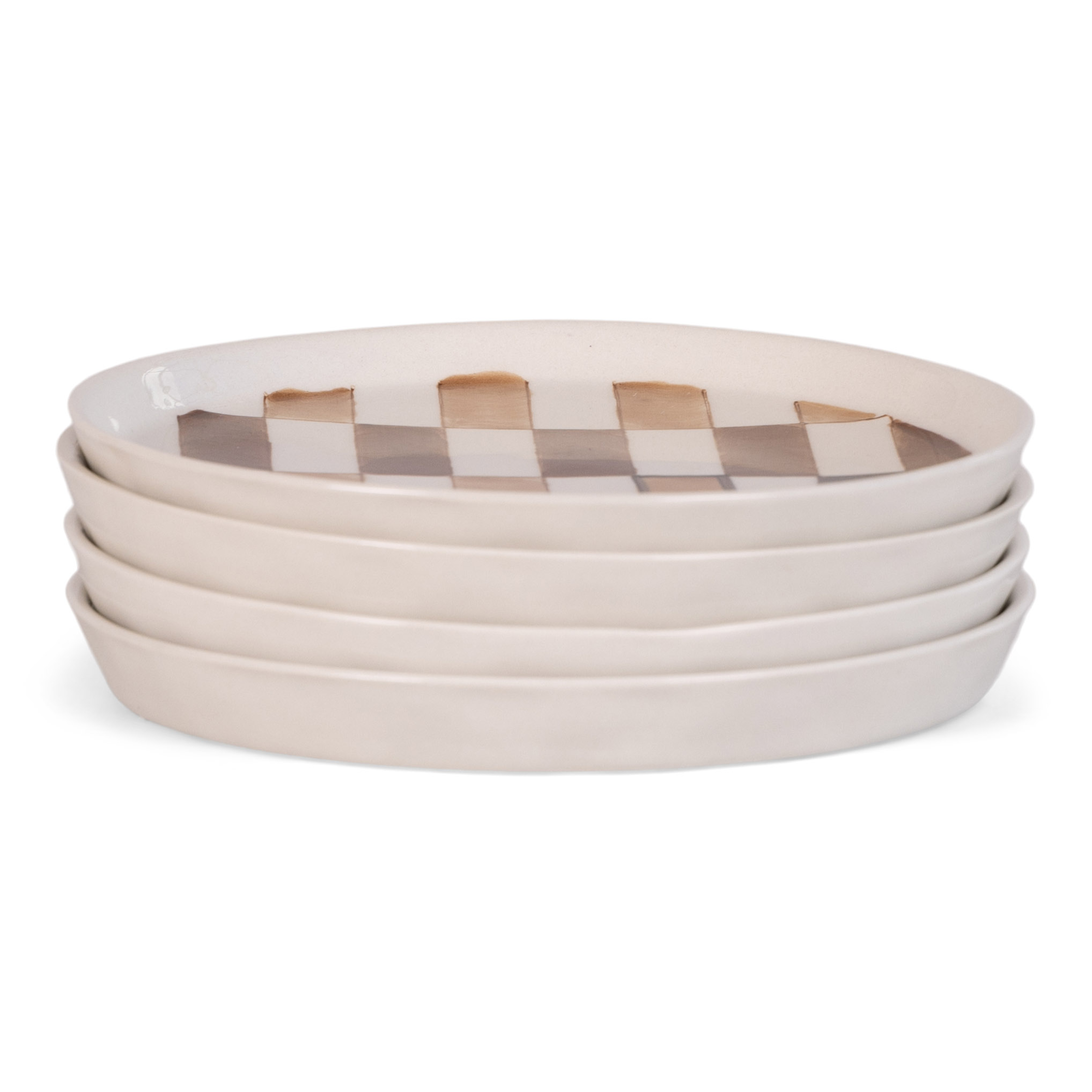Gebaksbordje Bowie Ø15 cm beige
