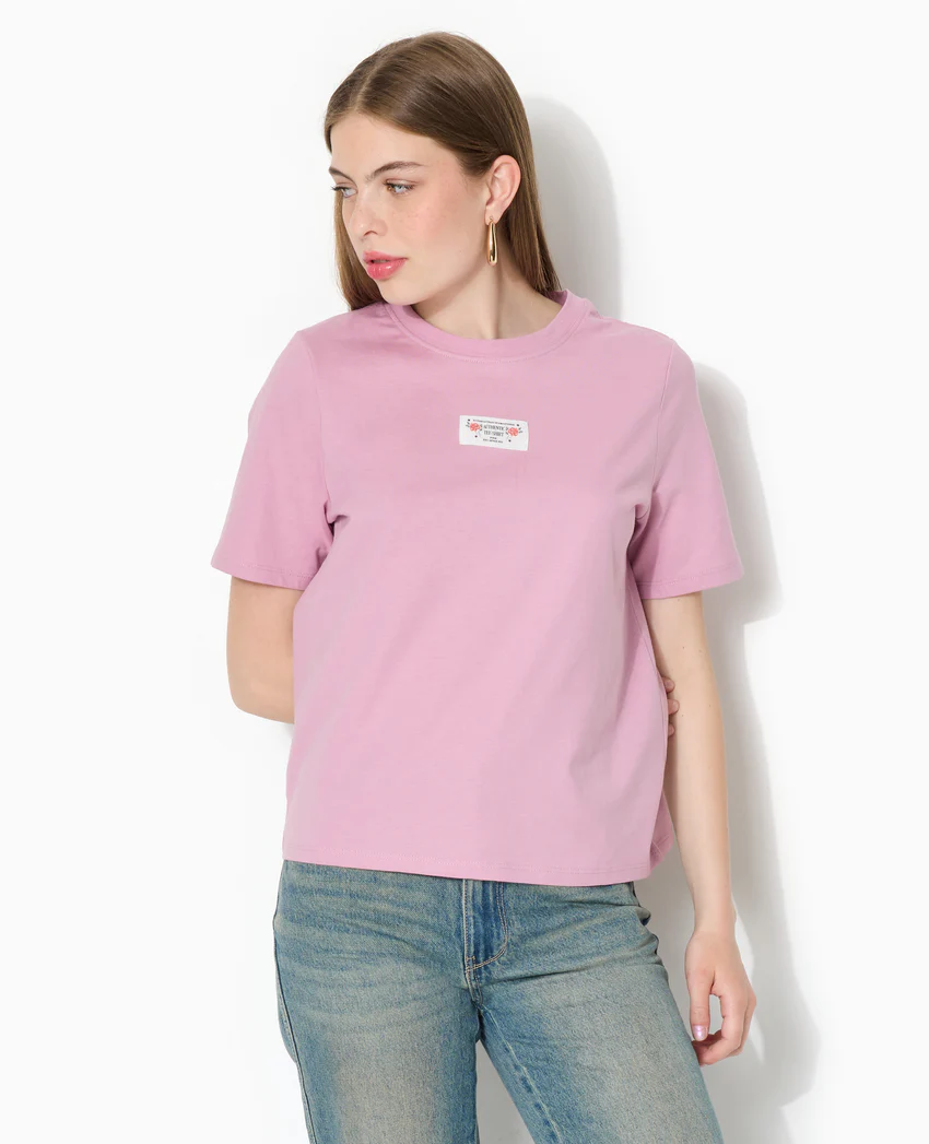 Pimkie T-shirt avec étiquette cousue devant