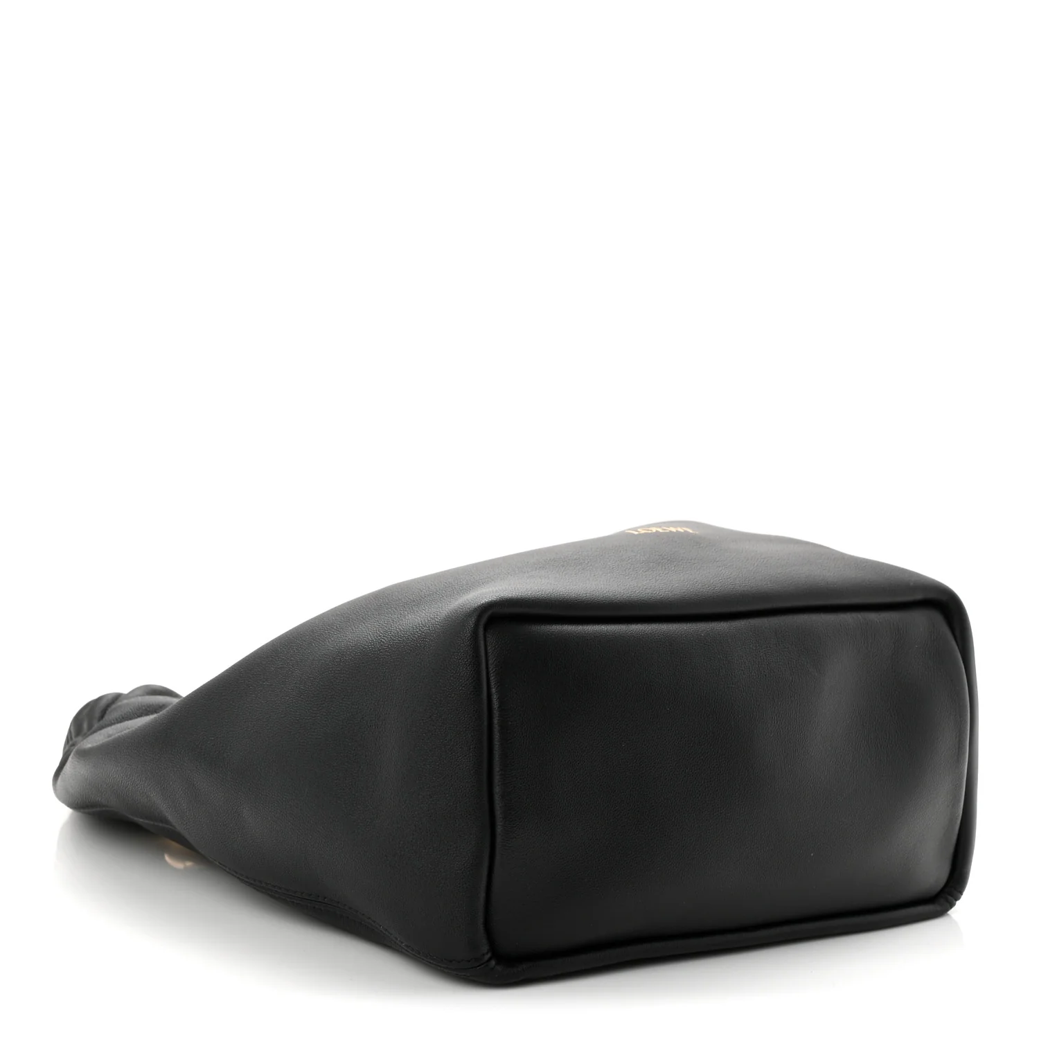 Buttery Nappa Lambskin Small Squeeze Bag Black - Top Club