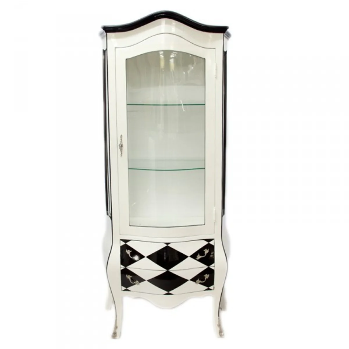 Baroque showcase white / checkered black/white - Limited Edition