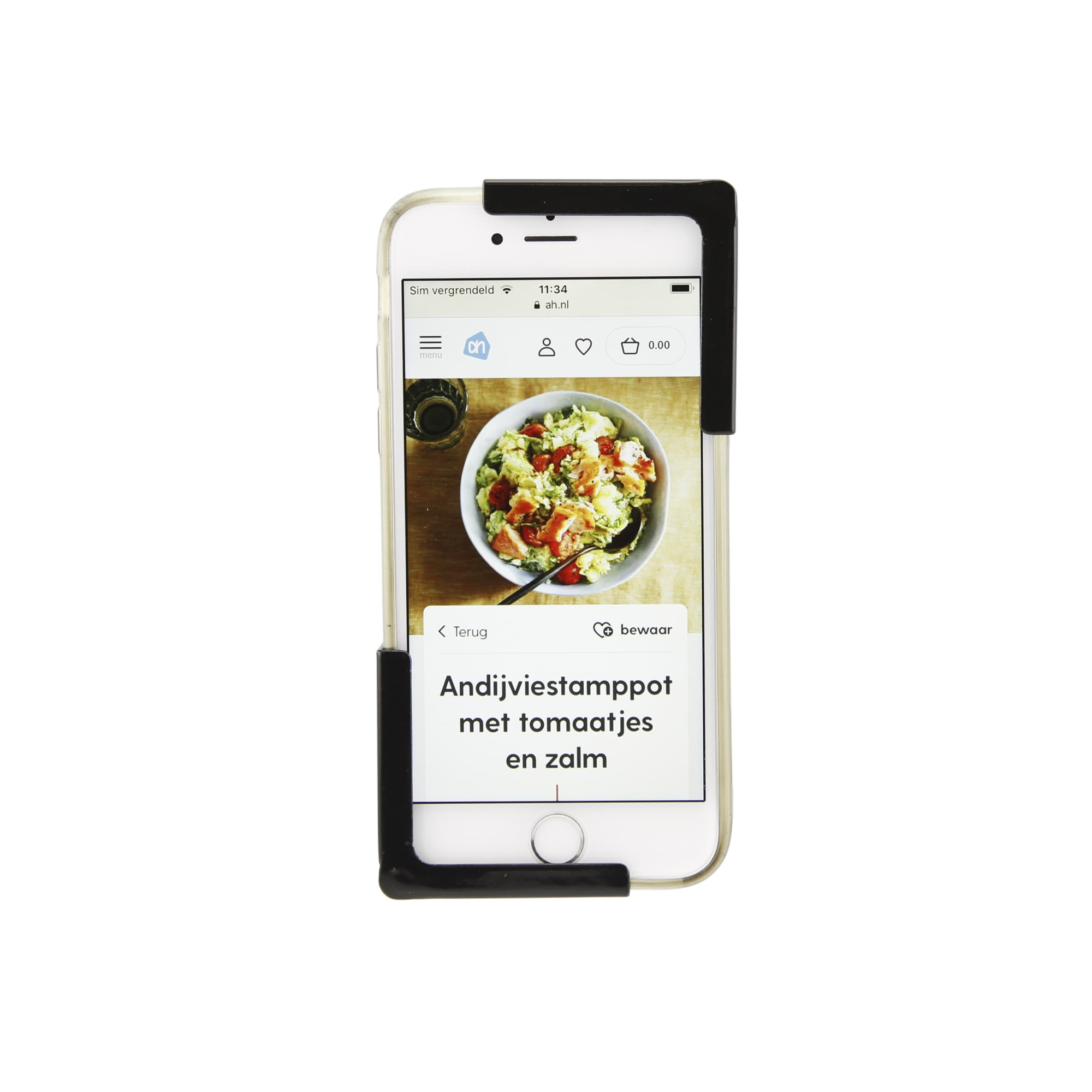 Magnetische telefoonhouder zwart