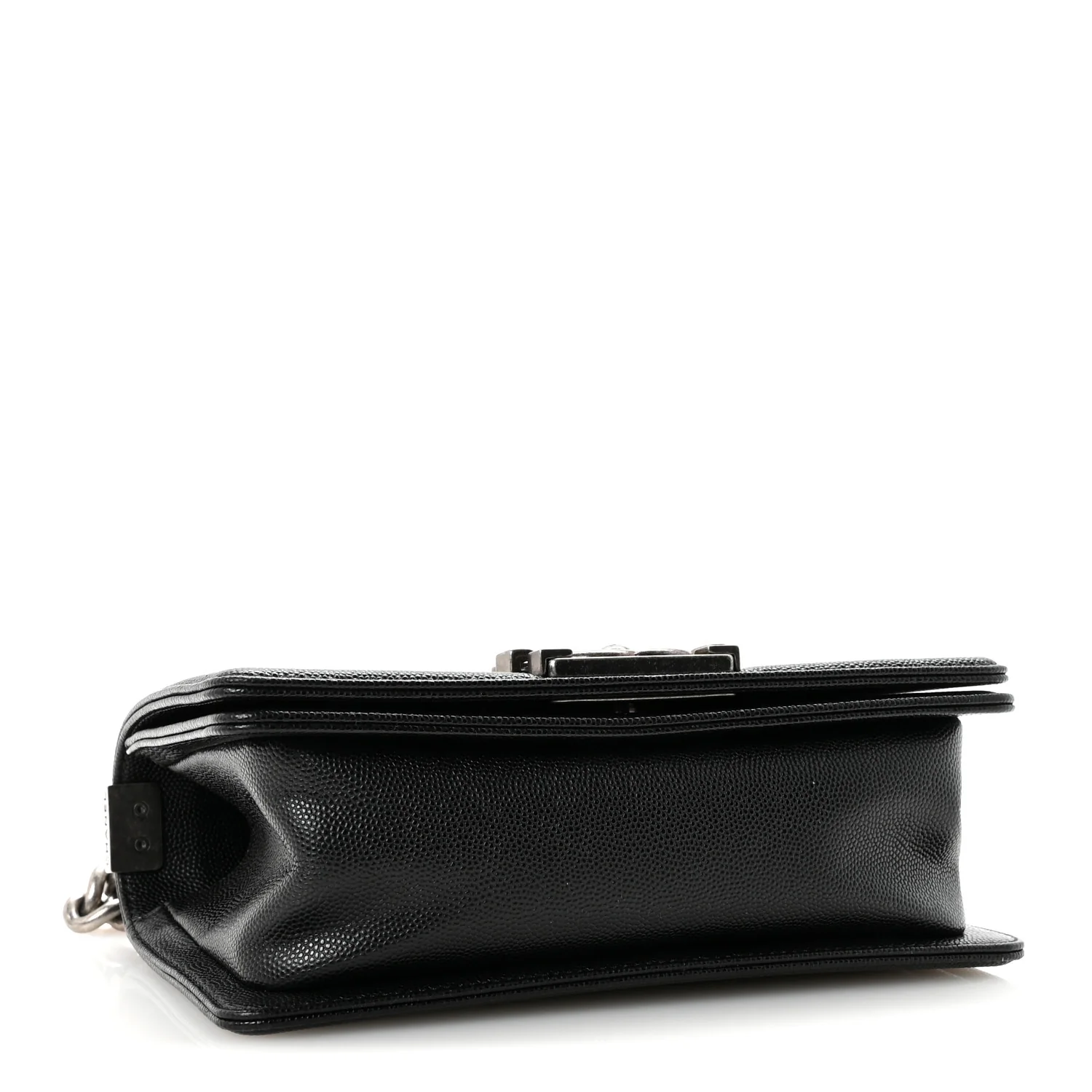 Caviar Quilted Small Boy Flap Black - Top Club