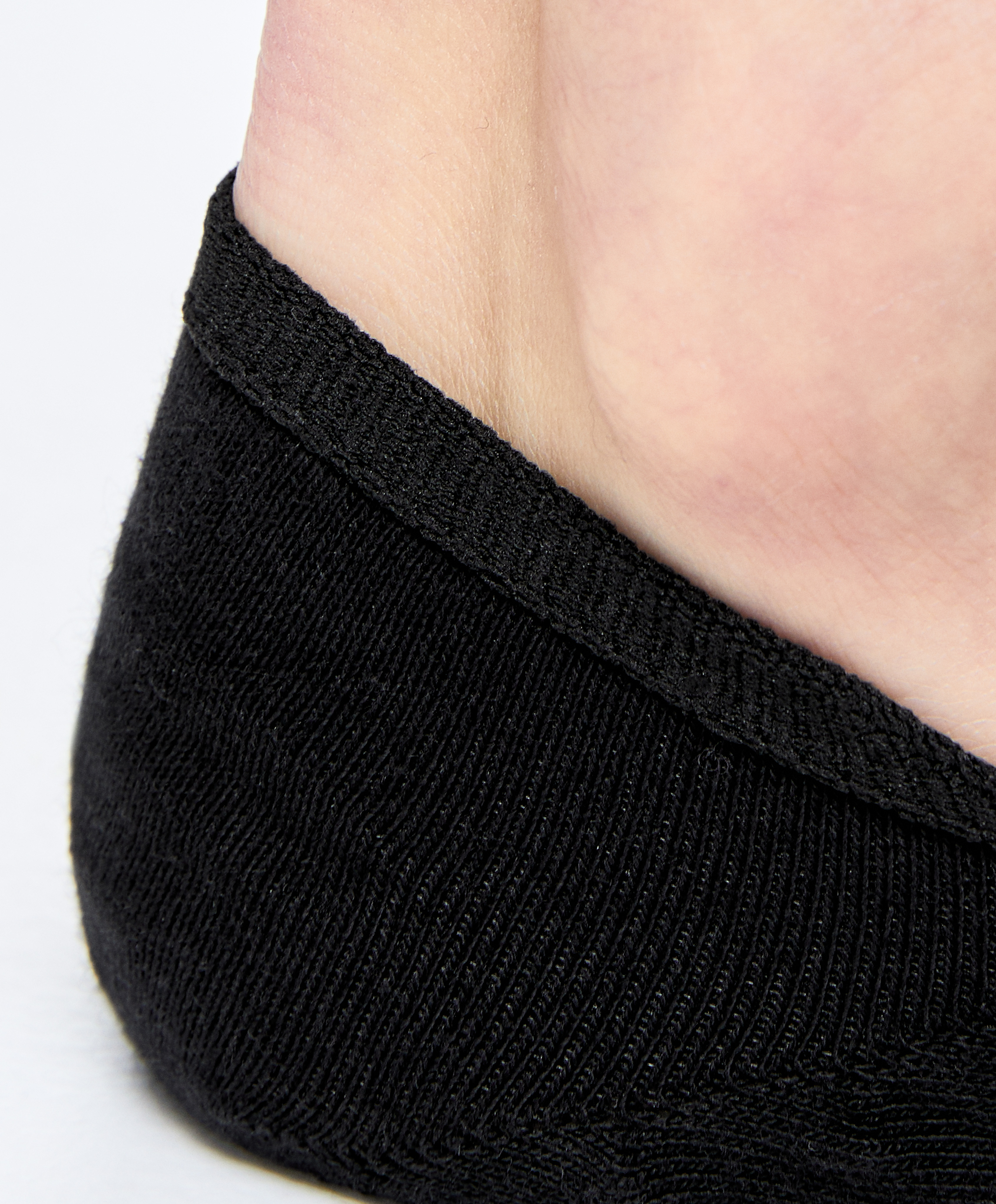 OYSHO 2 pairs of high-cut cotton blend invisible socks