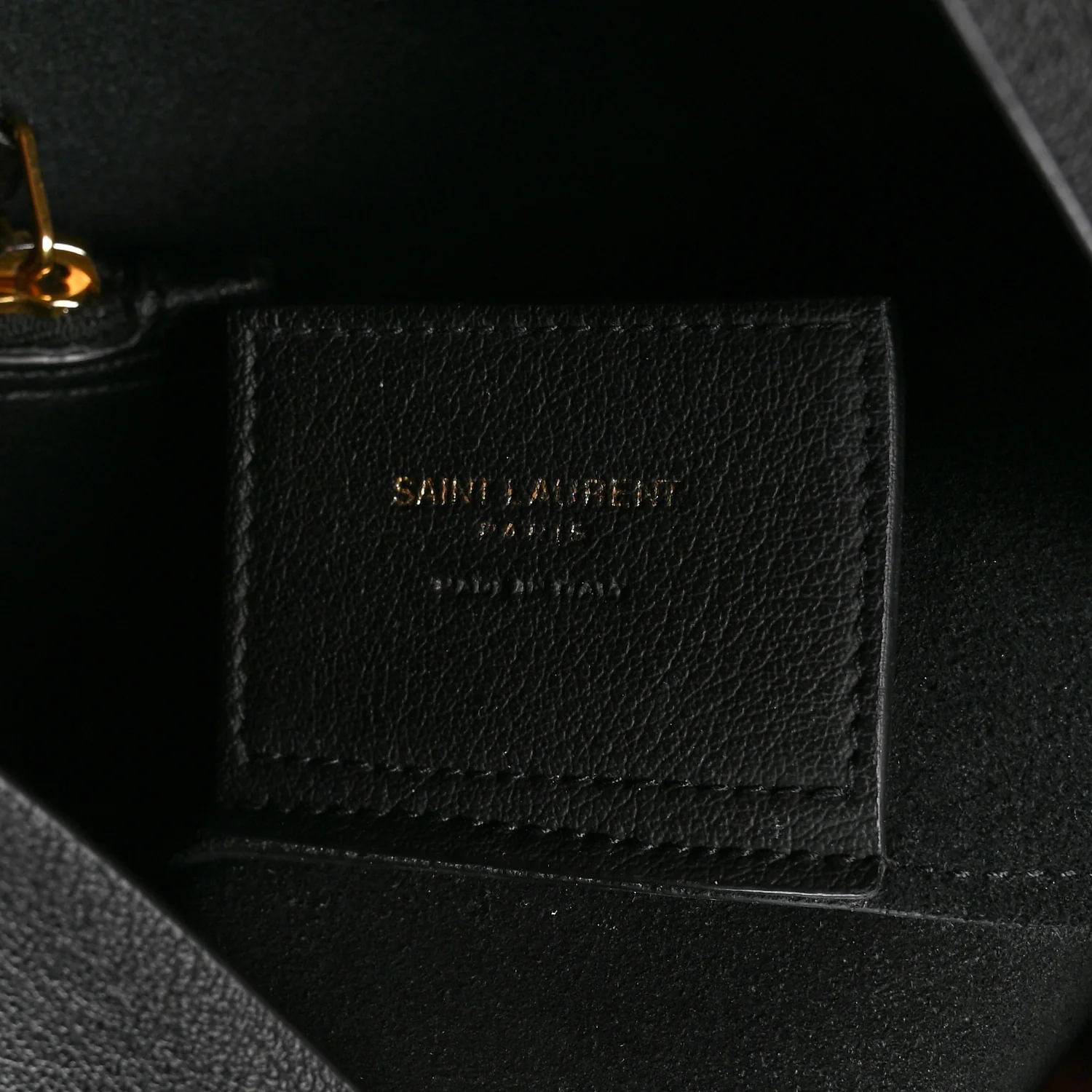 Calfskin Large Shopping Tote Black - Top Club