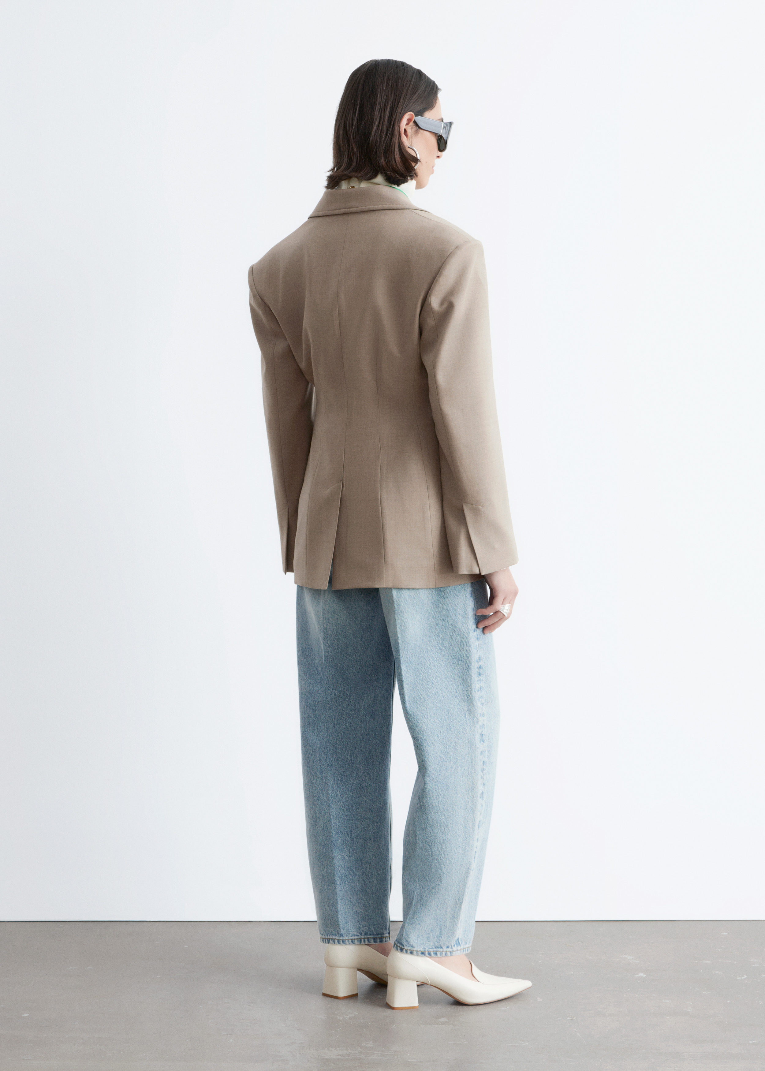 & Other Stories TAPERED WOOL BLAZER