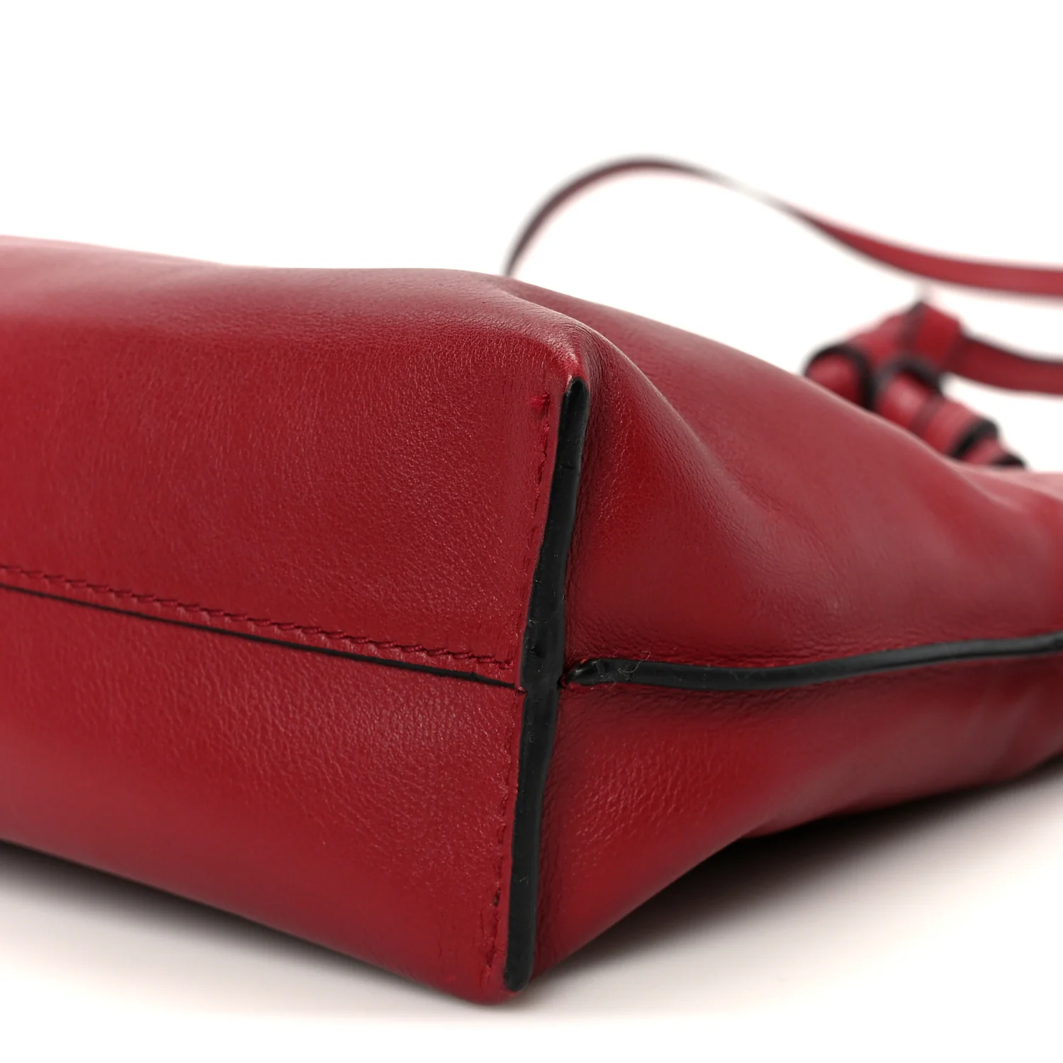 Calfskin Mini Flamenco Knot Bag Red - Top Club