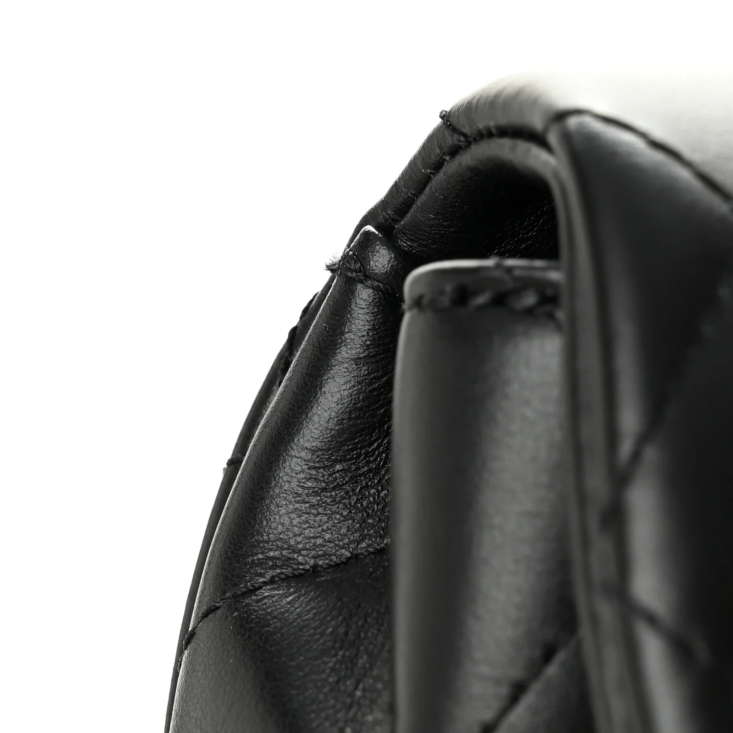 Calfskin Quilted CC Uniform Flap Belt Bag Black - Top Club