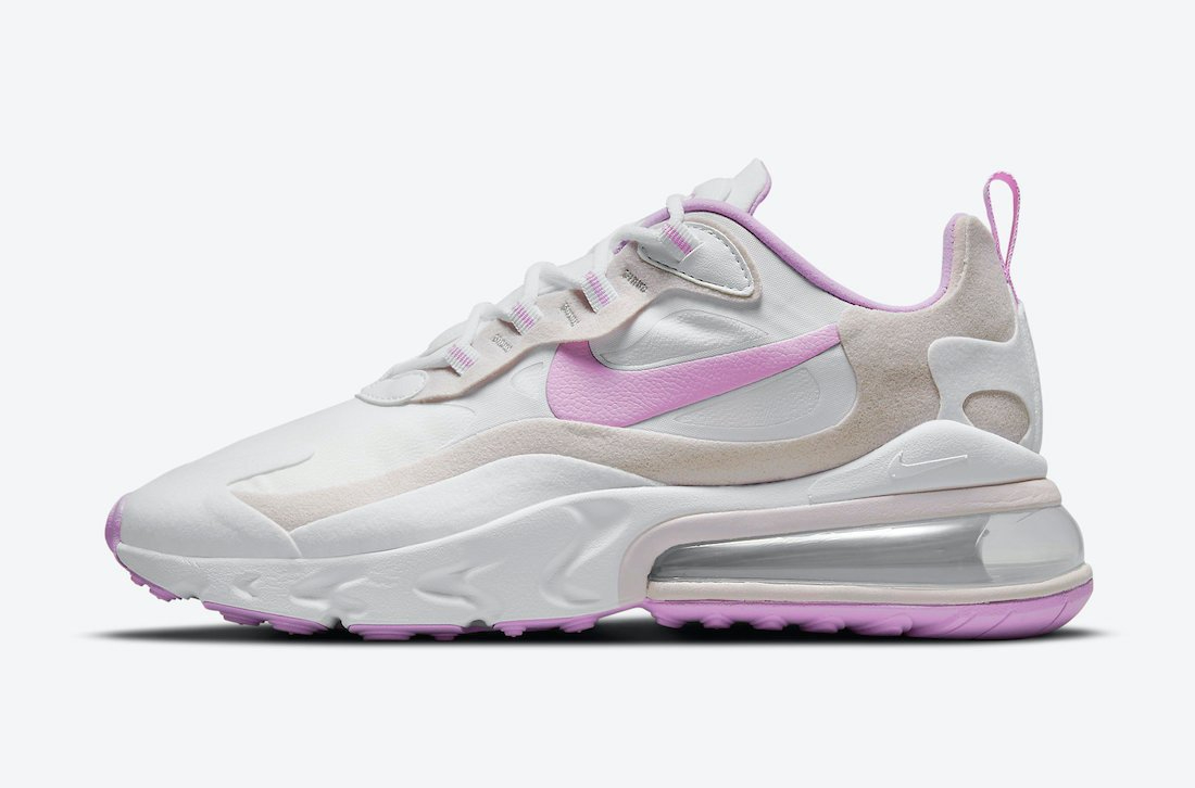 Air Max 270 React in White and Light Violet CZ1609-100 - Sneaker Replica Workshop